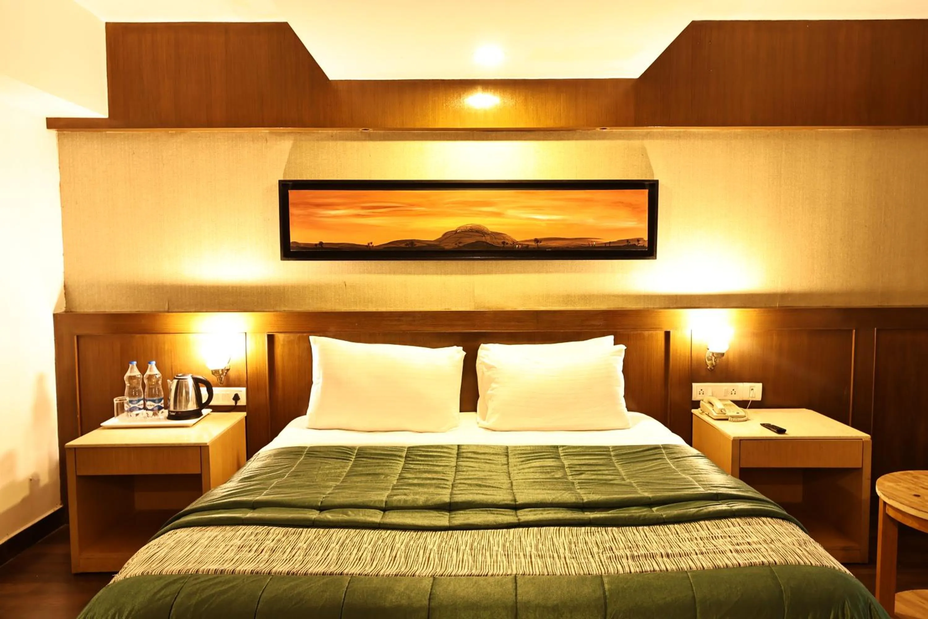 Bed in Vgp Golden Beach Resort