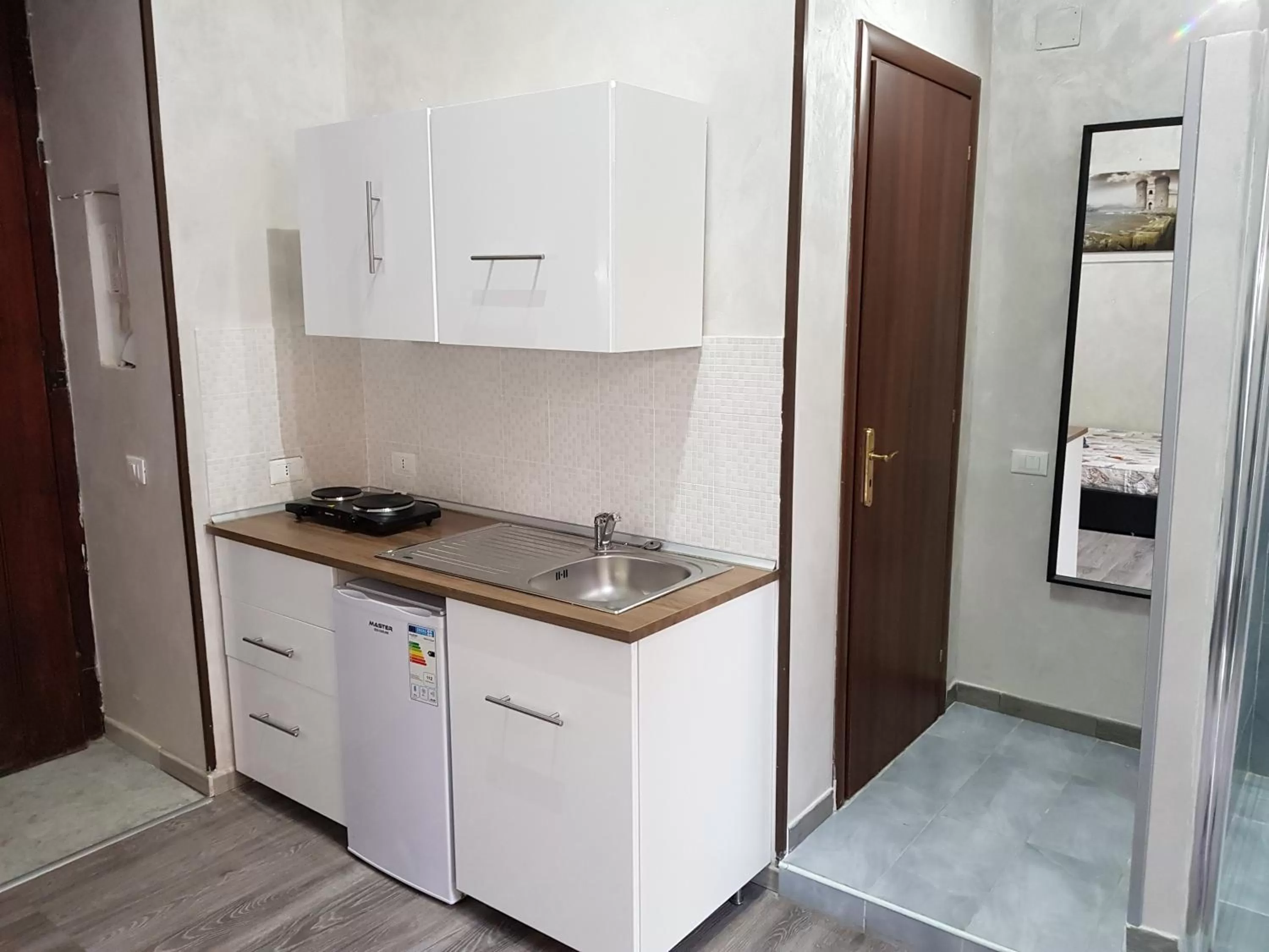 Communal kitchen, Kitchen/Kitchenette in B&B BellaNapoli