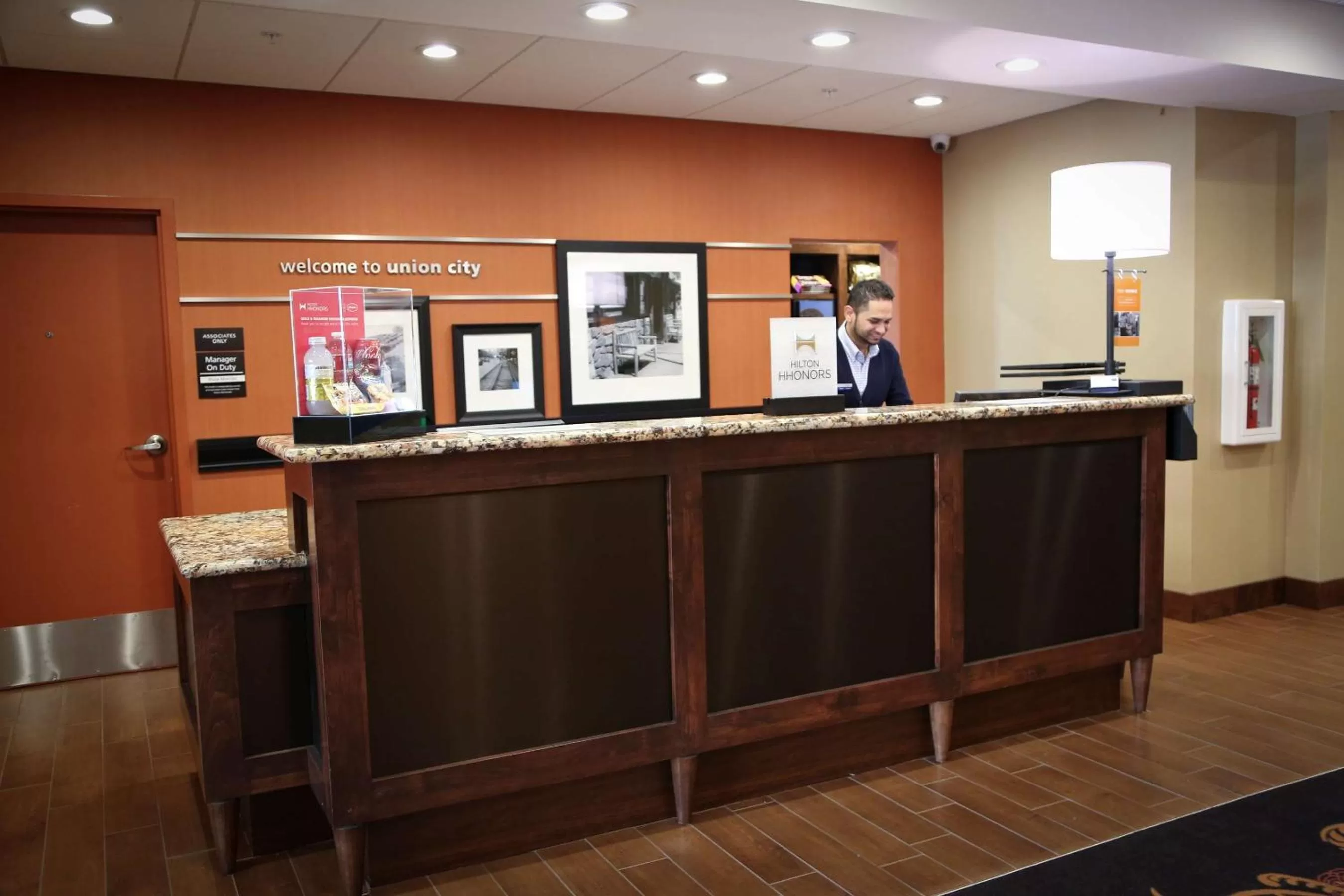Lobby or reception in Hampton Inn Union City