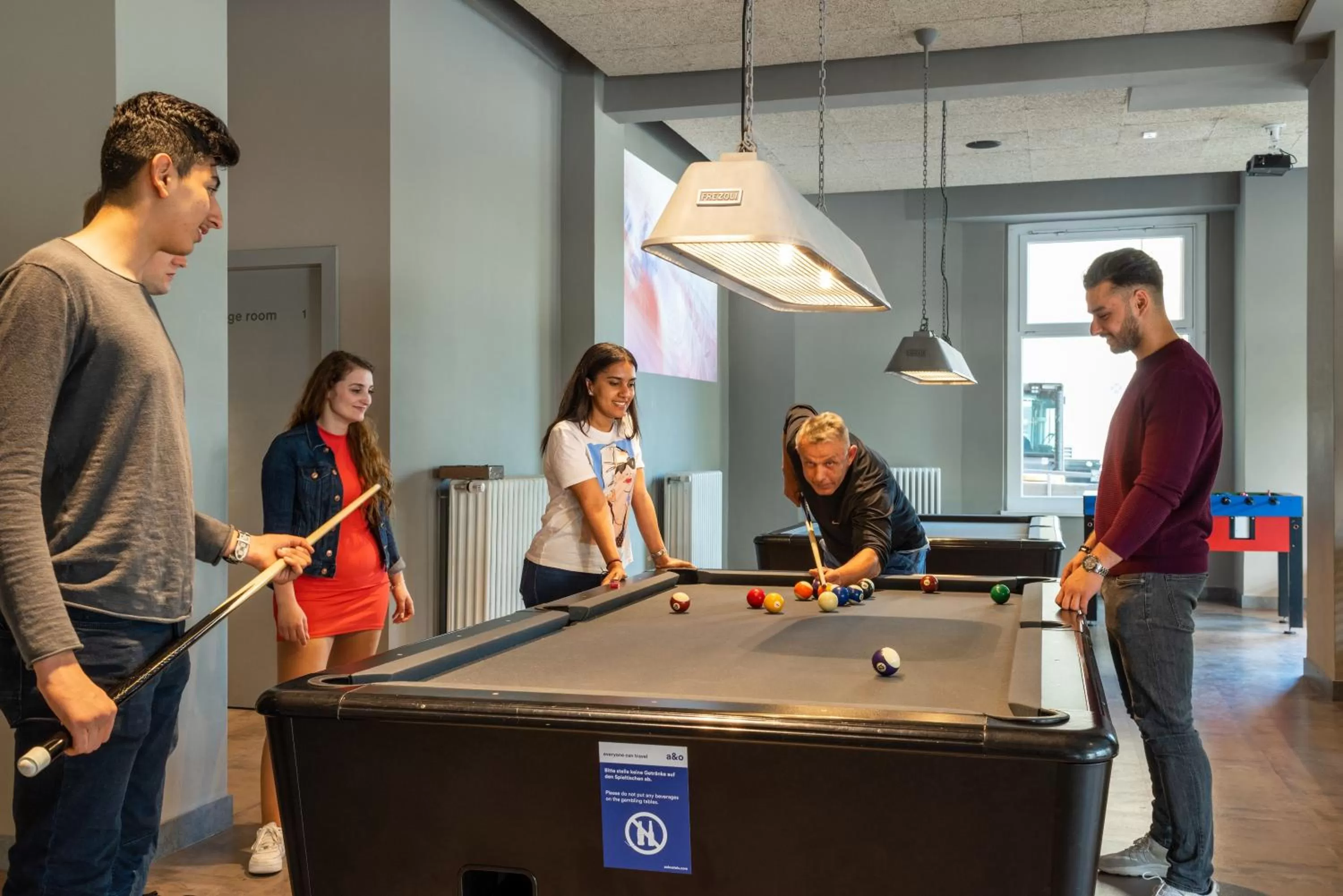 Billiard in a&o Hamburg City