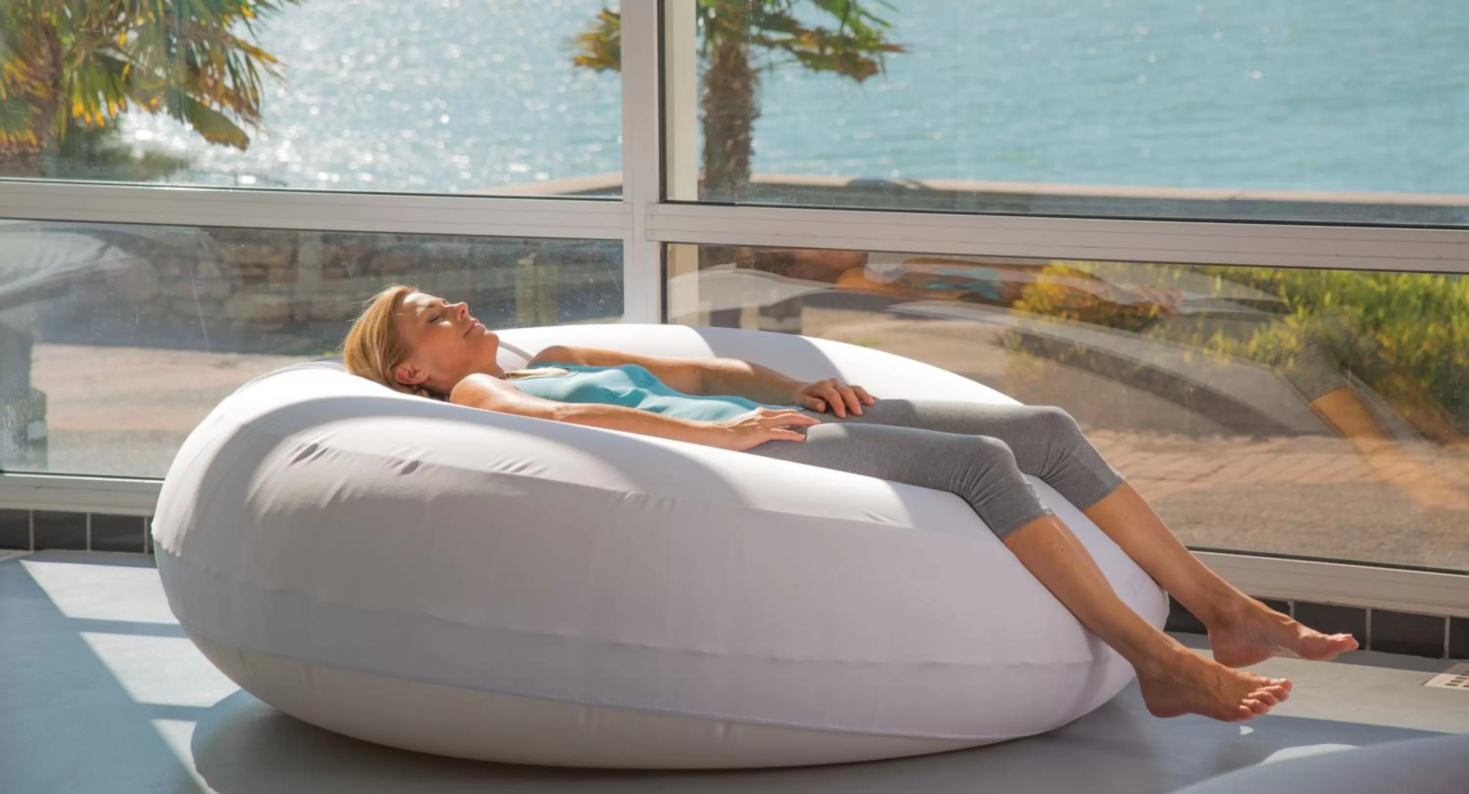 Solarium in Alliance Pornic Hôtel Thalasso & Spa