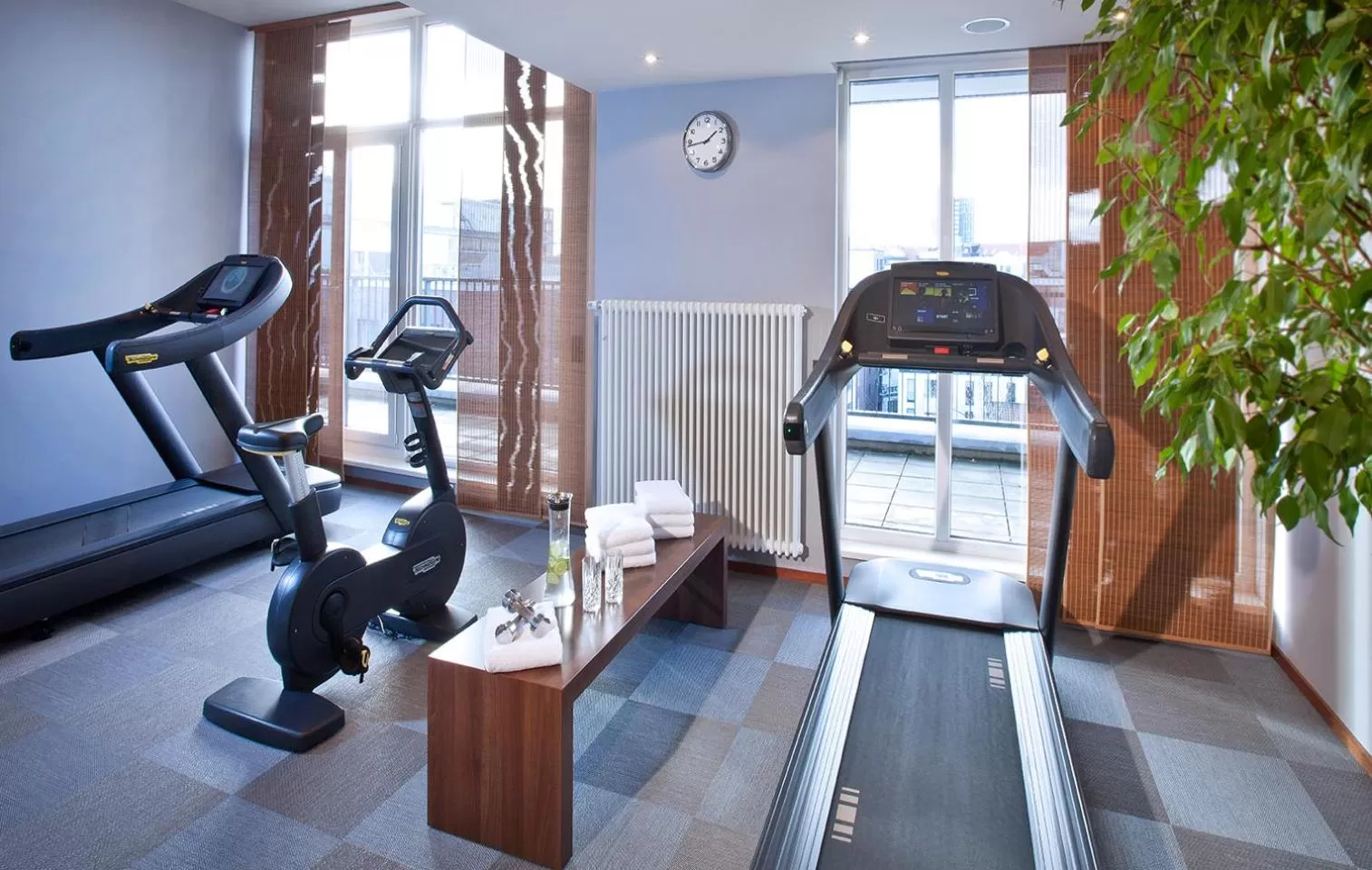 Fitness centre/facilities in Lindner Hotel Hamburg am Michel, part of JdV by Hyatt