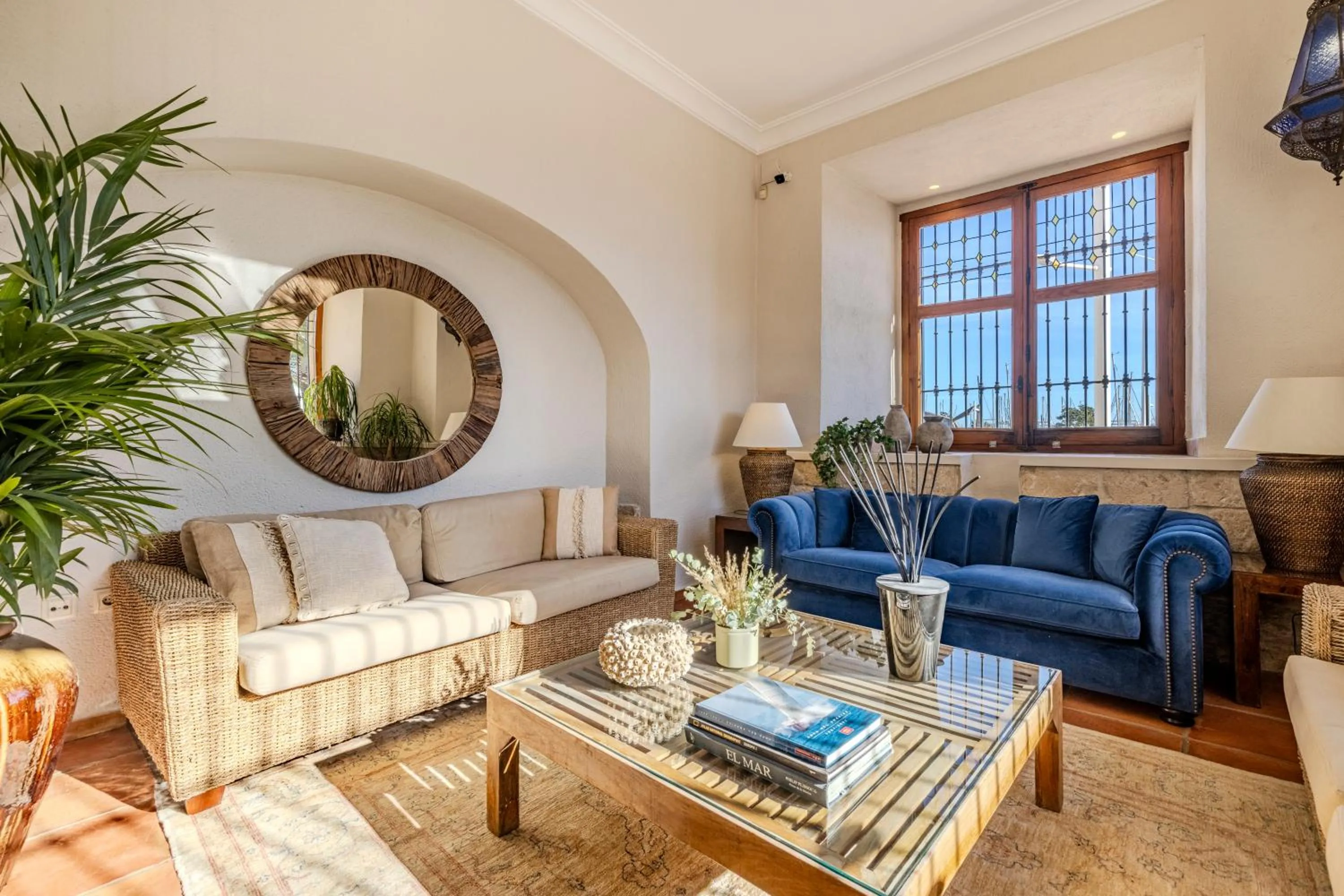 Living room in La Posada del Mar