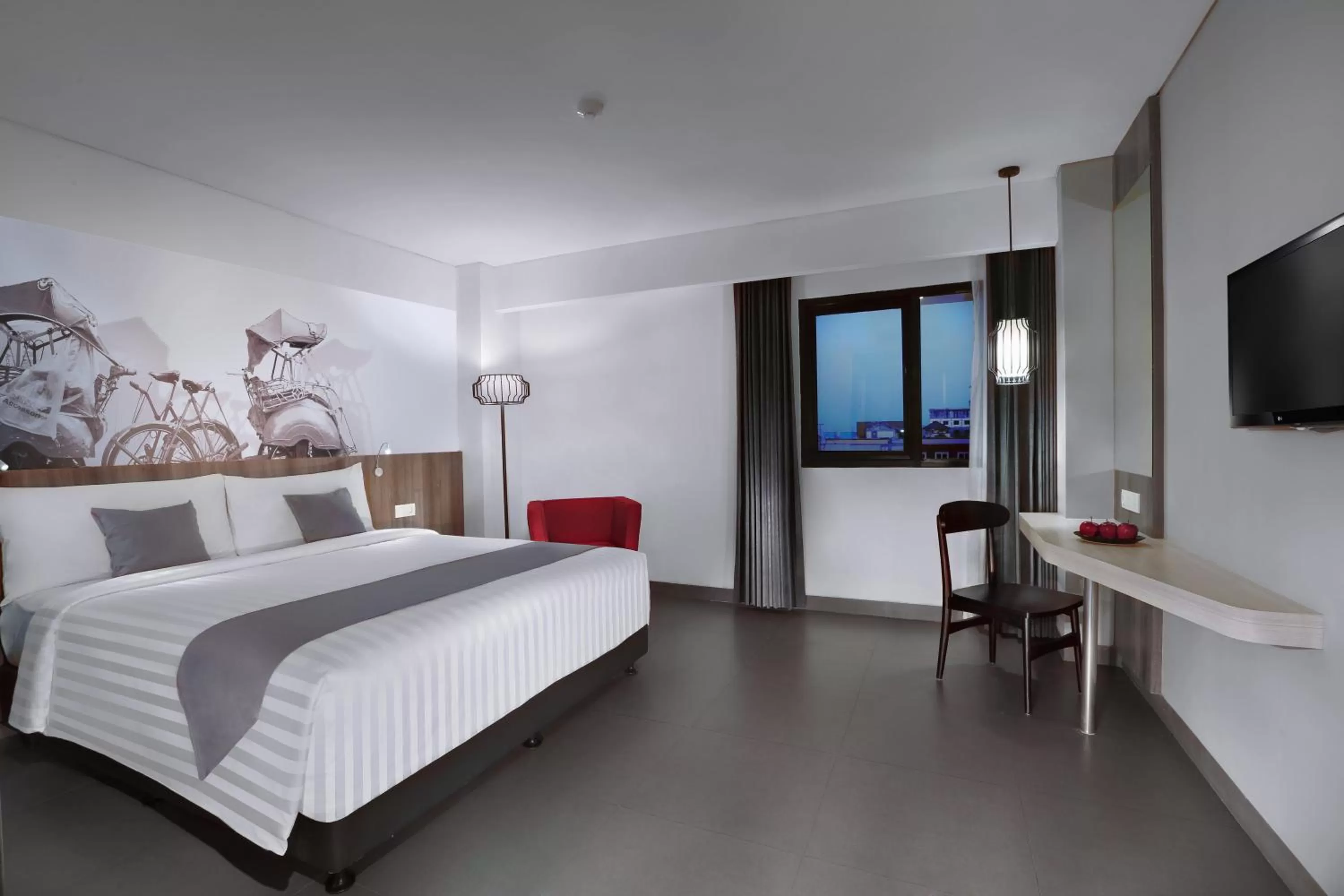 Bedroom, Bed in Hotel Neo Malioboro by ASTON
