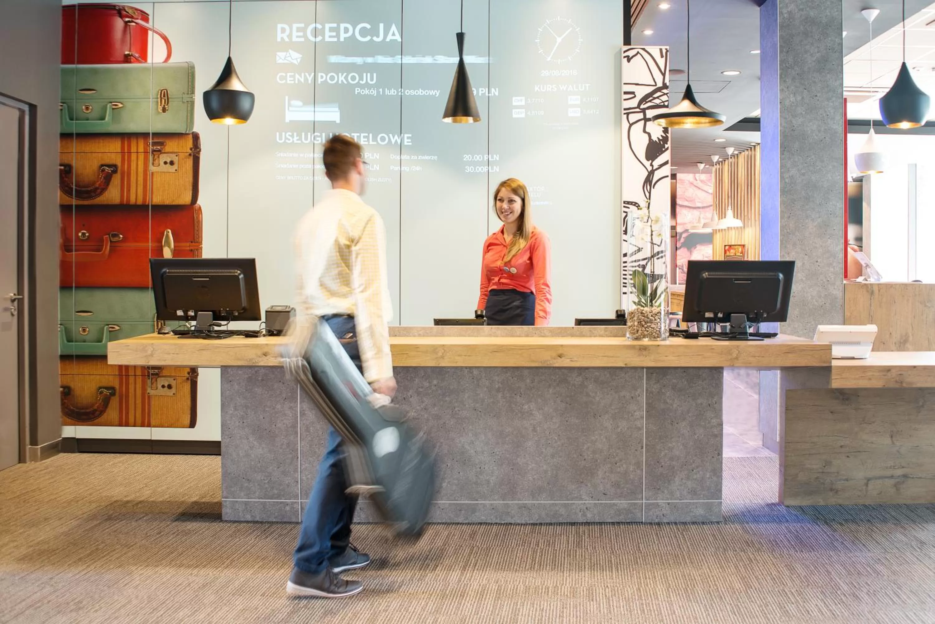 Lobby or reception in Ibis Gdansk Stare Miasto