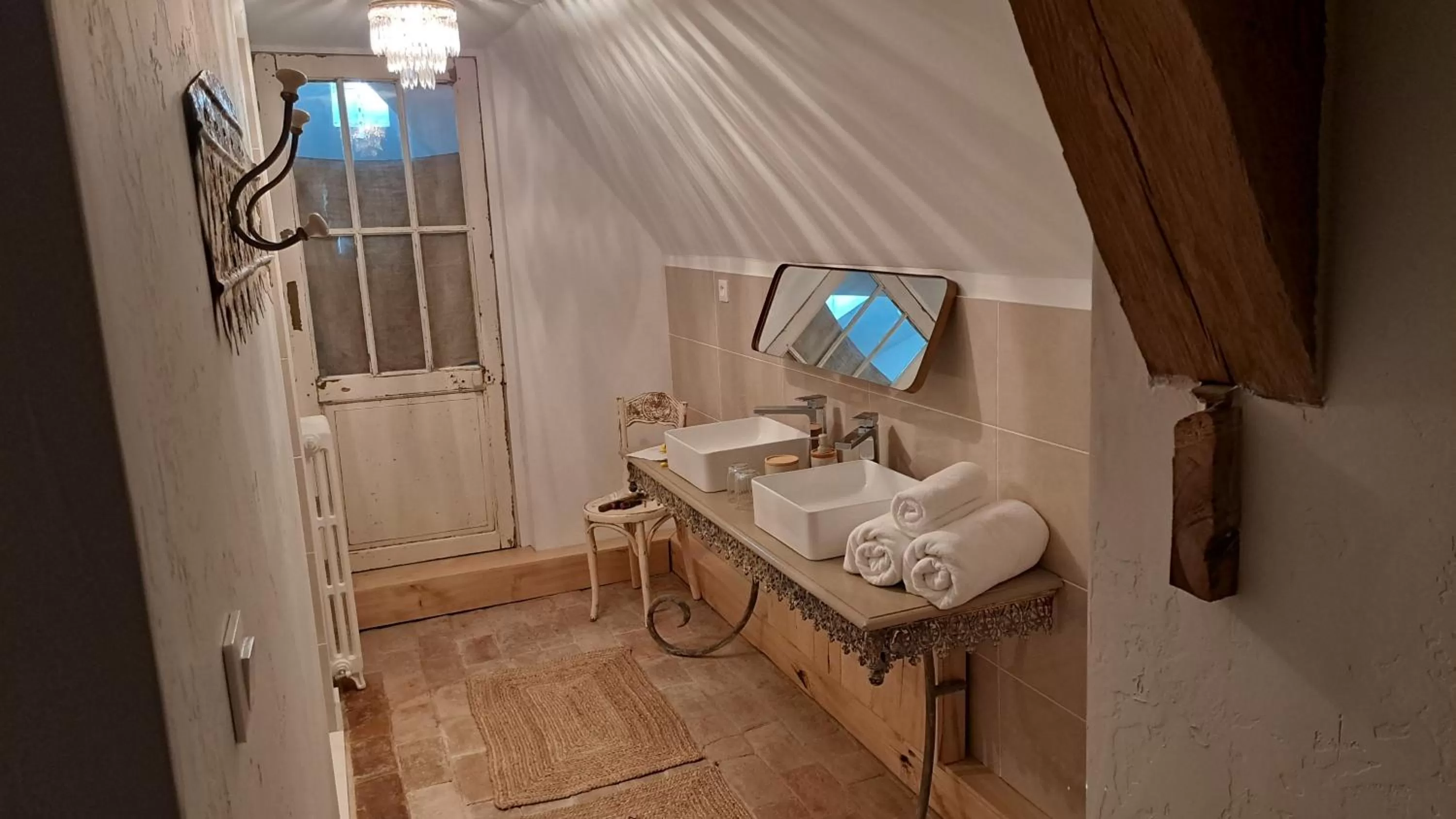 Bathroom in chambre d'hôtes Madame