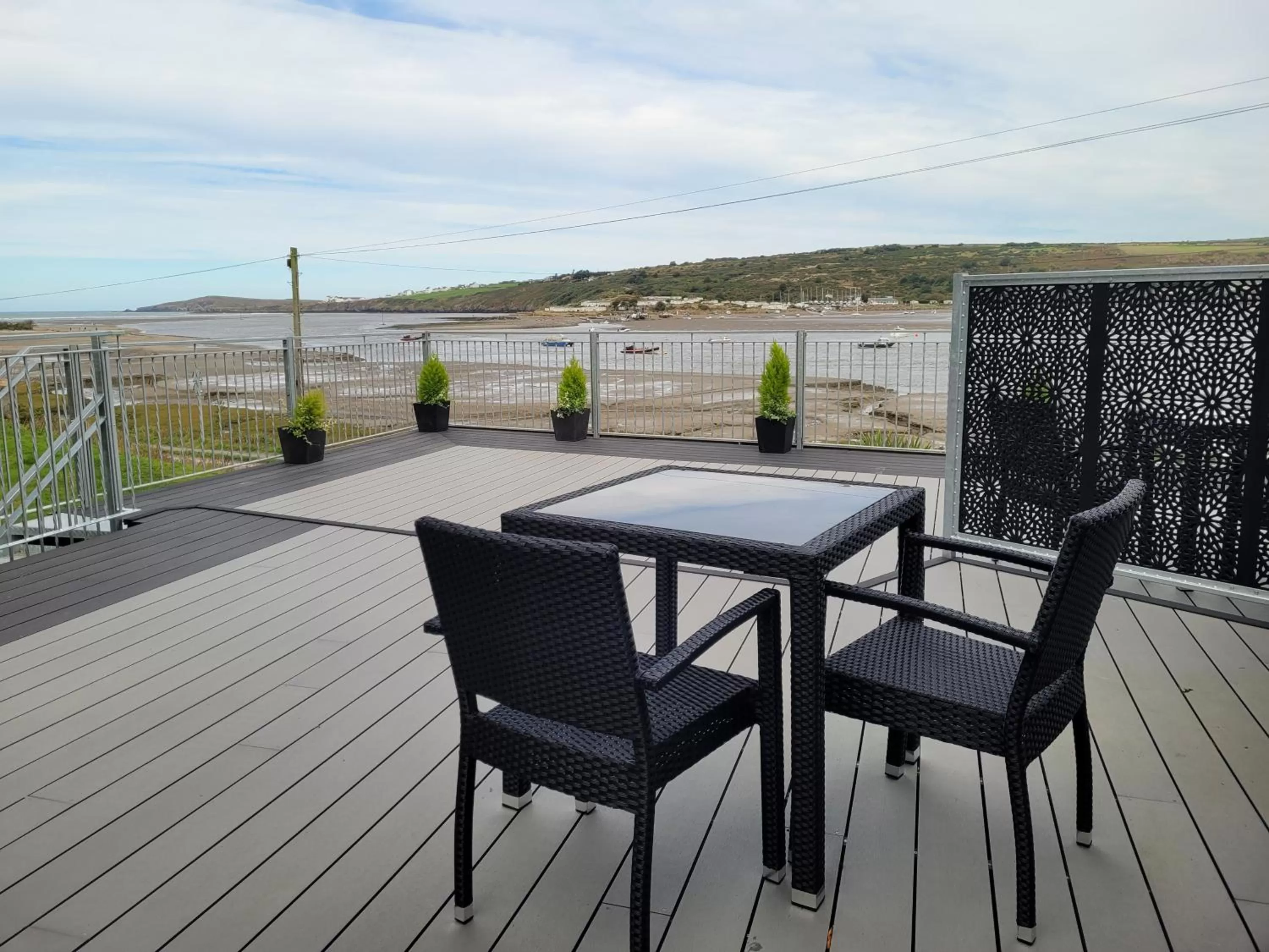 Balcony/Terrace in The Teifi Waterside Hotel