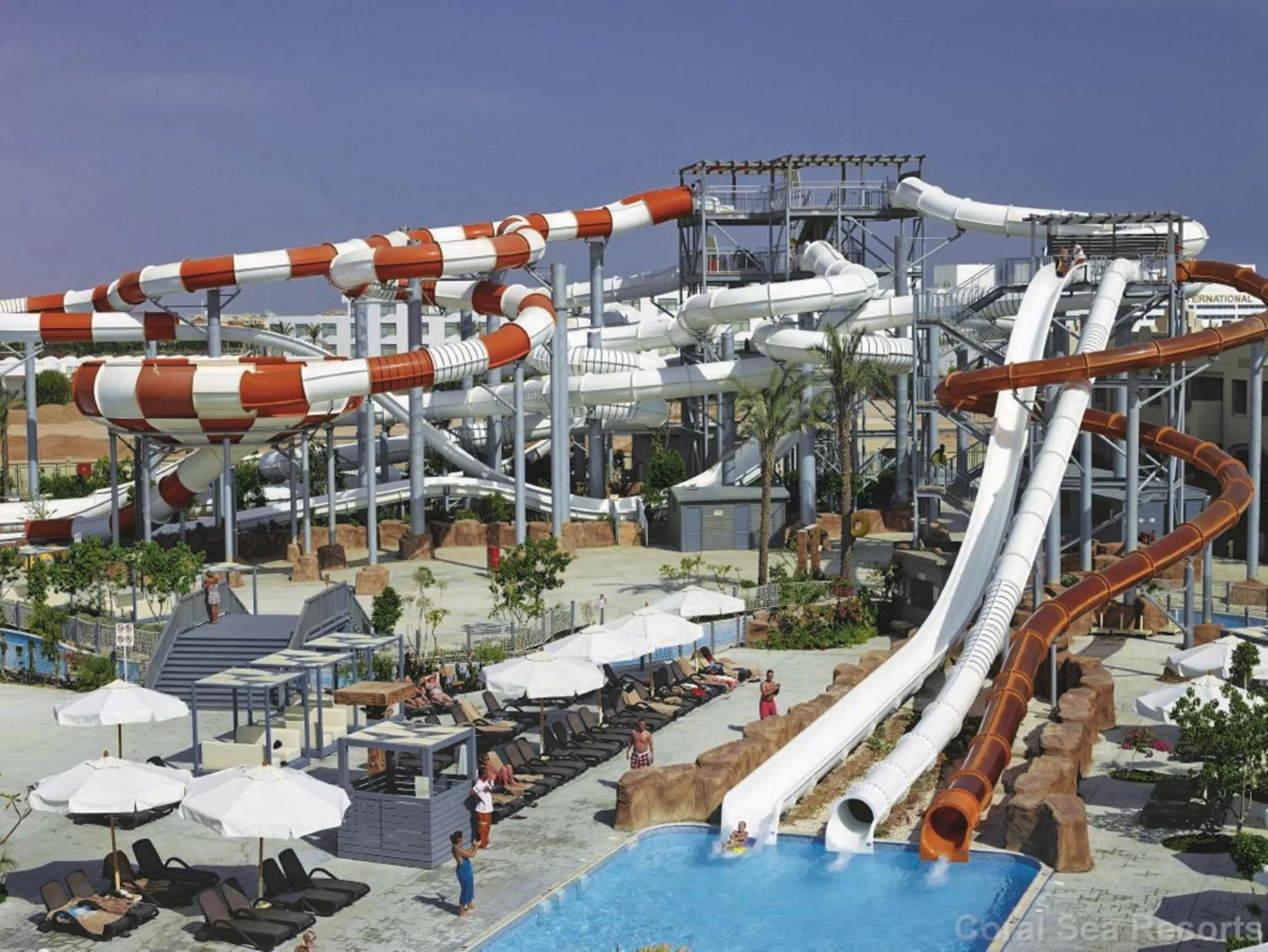 Aqua park in Coral Sea Waterworld Sharm El Sheikh