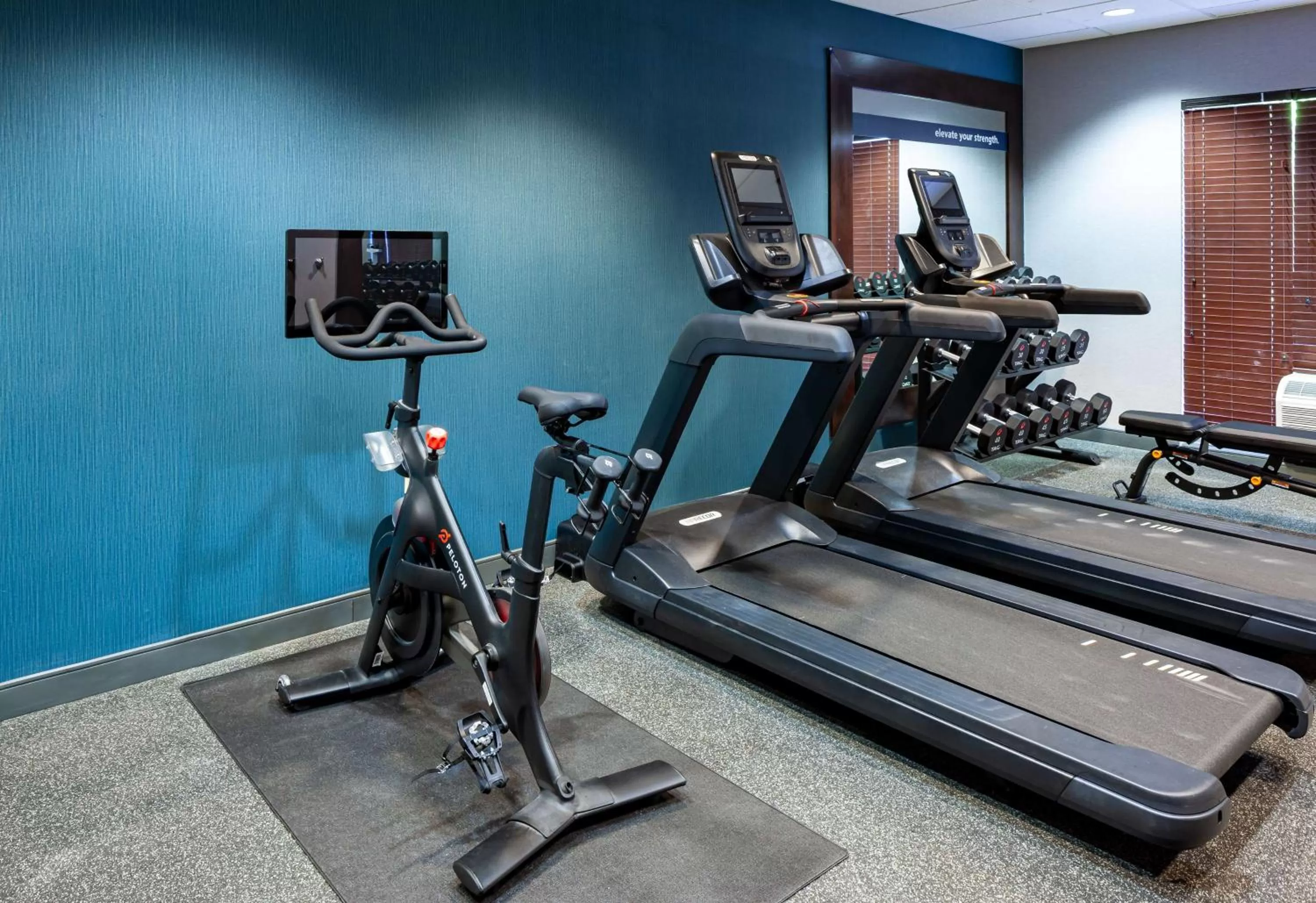 Fitness centre/facilities in Hampton Inn & Suites Mobile I-65@ Airport Boulevard
