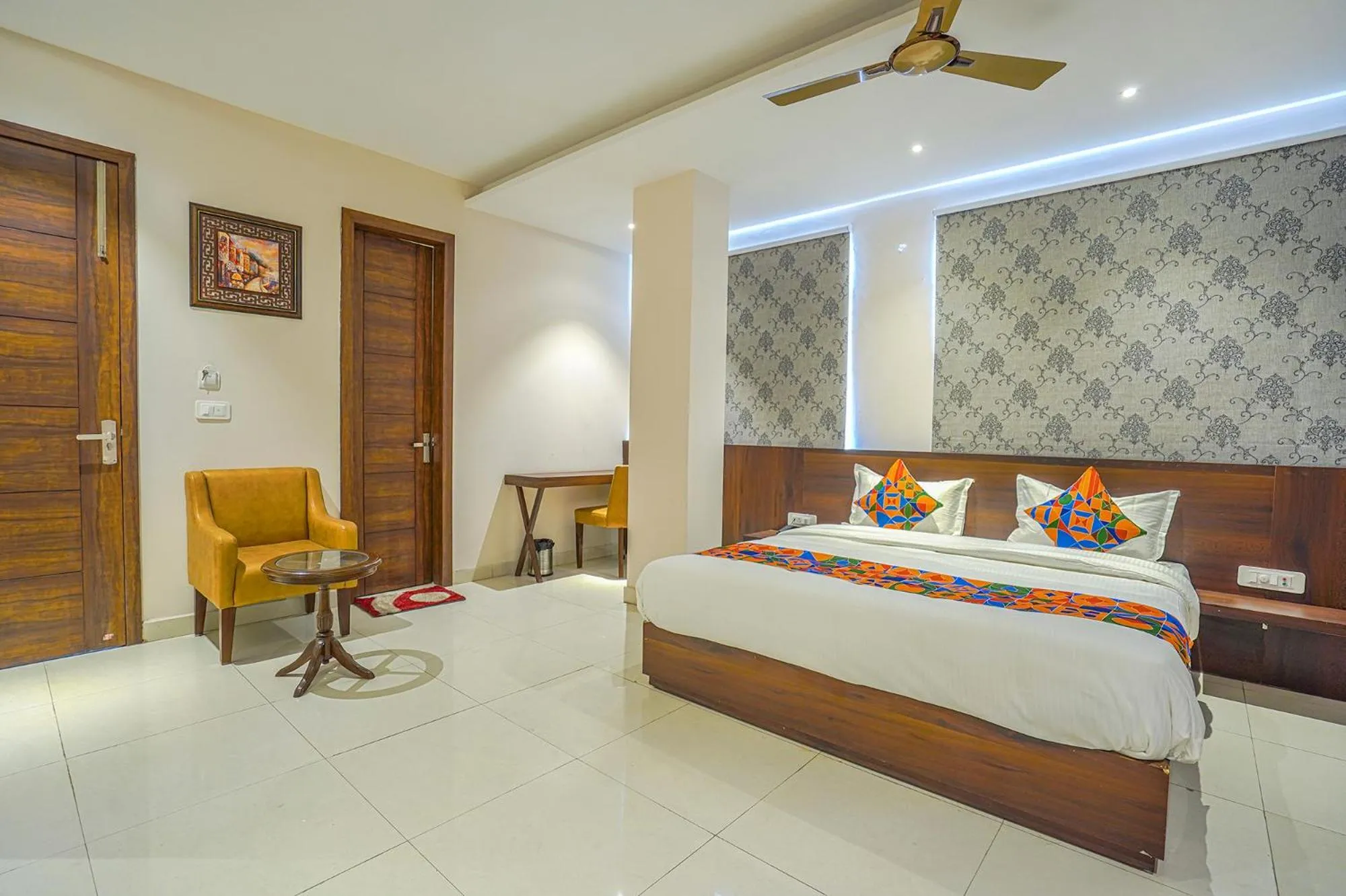 View (from property/room), Bed in FabHotel Prime Empire