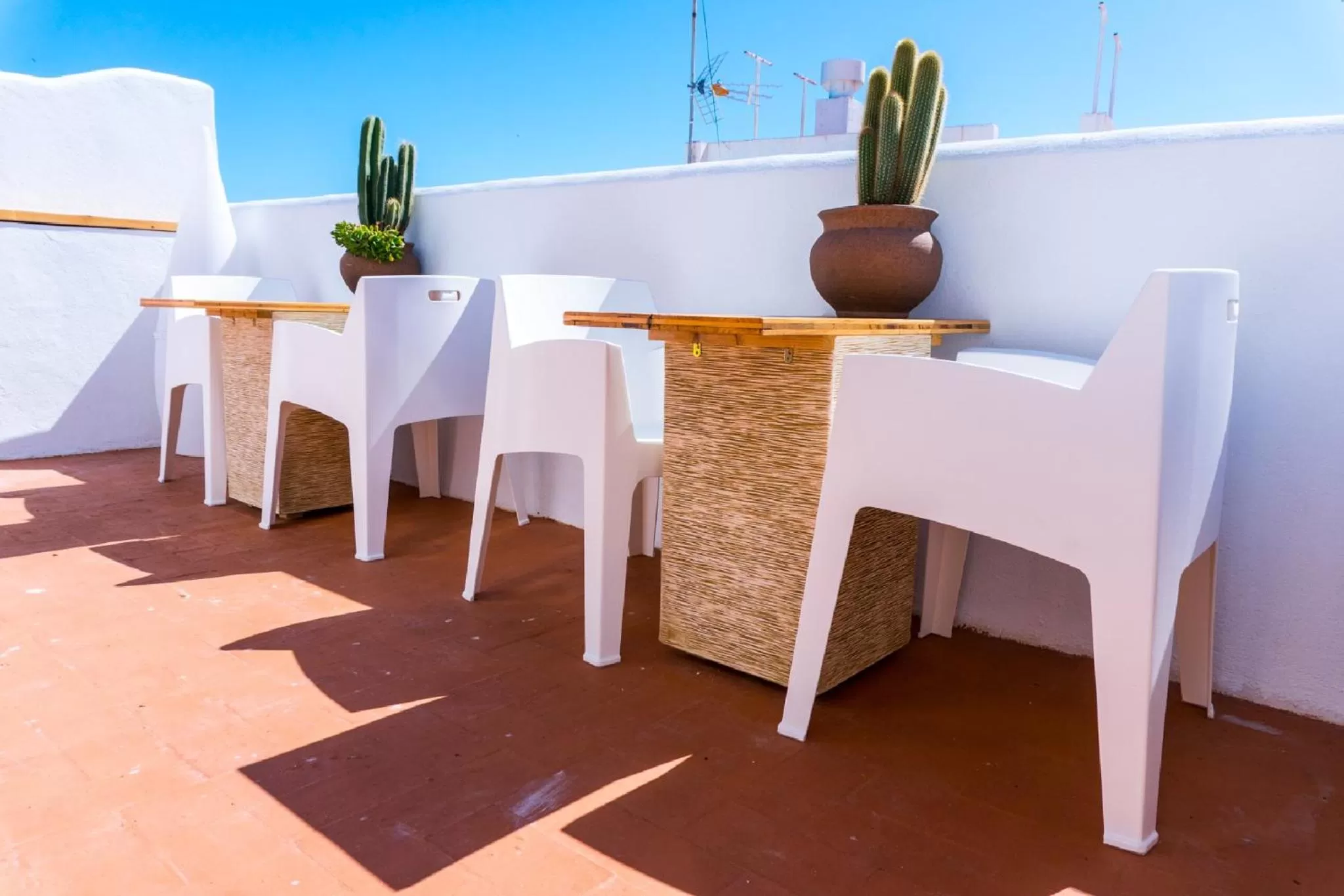 Balcony/Terrace in Blancos Rooms Hotel