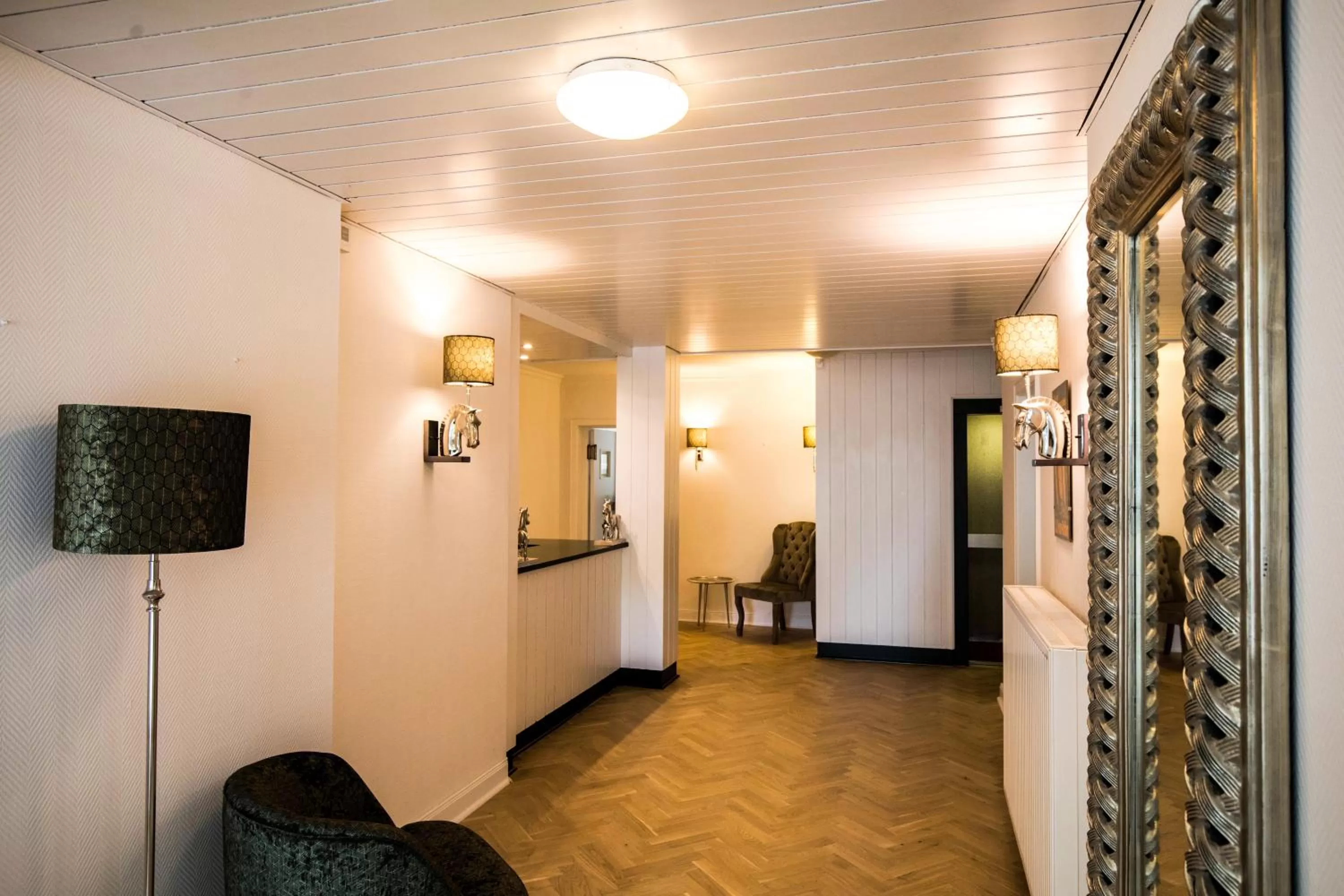 Lobby or reception in Kleines Hotel Heimfeld