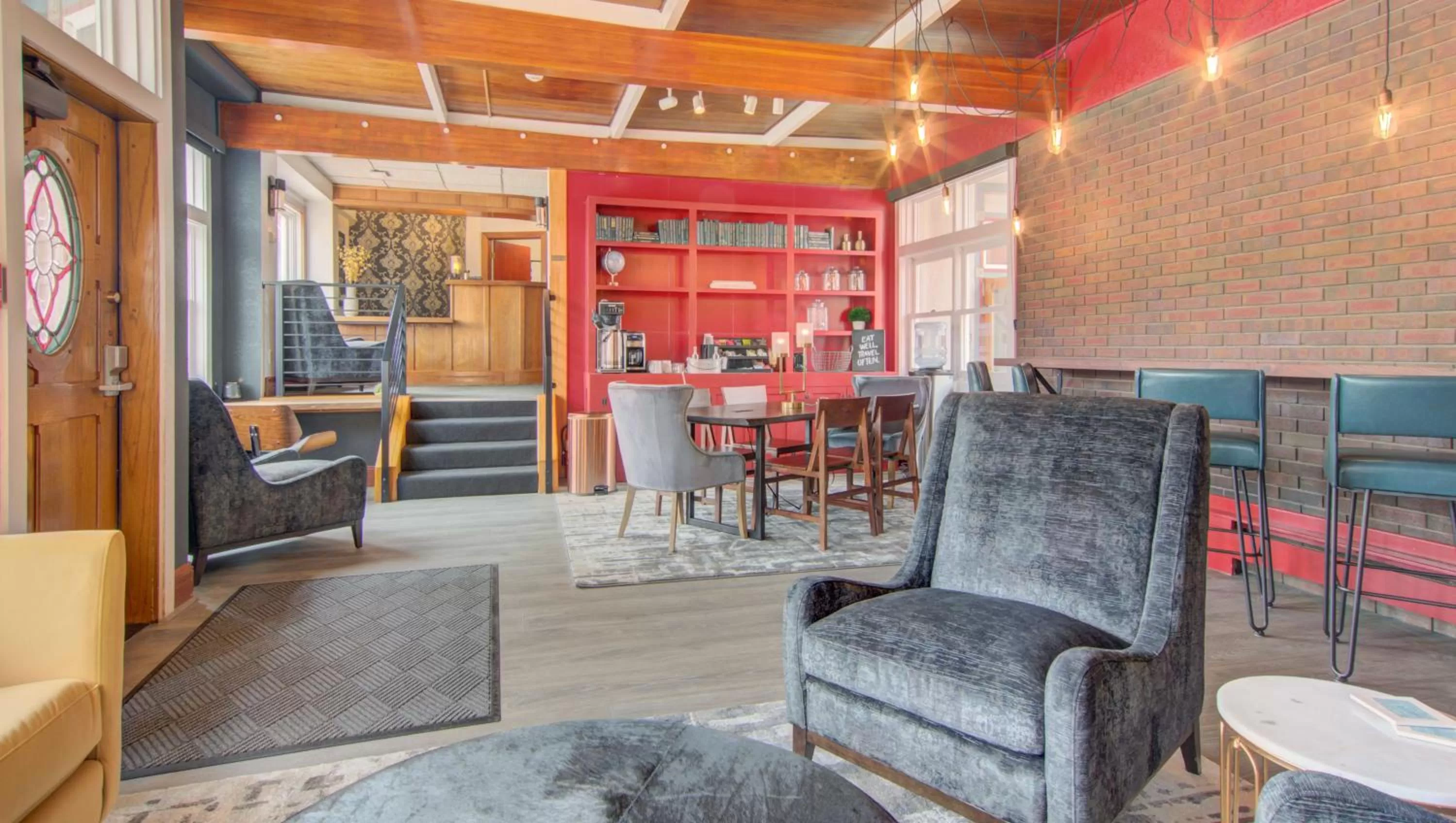 Lobby or reception in The Bristol Hotel