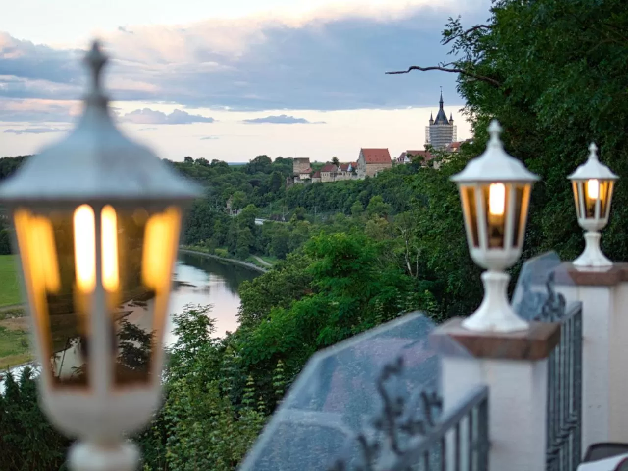 Landmark view in Hotel Neckarblick