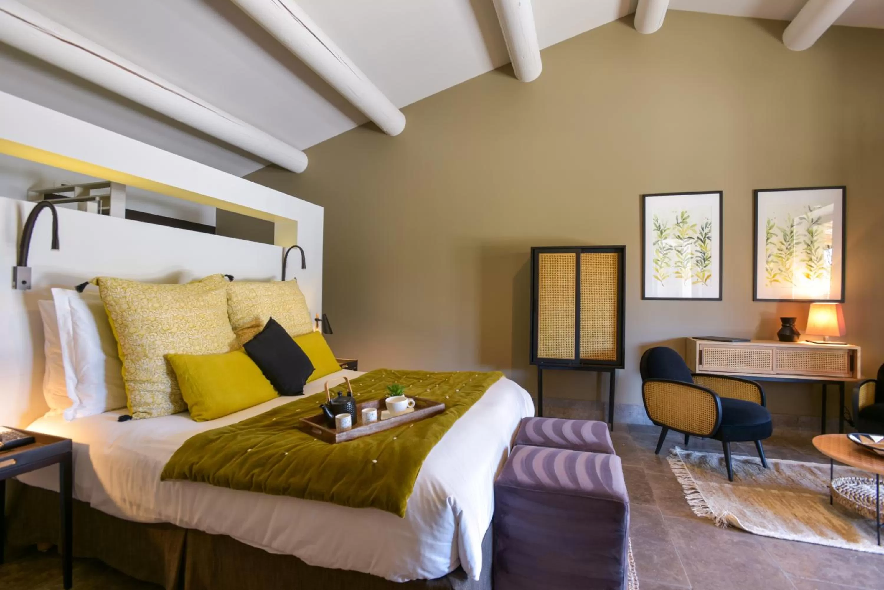 Bed in Domaine la Pierre Blanche