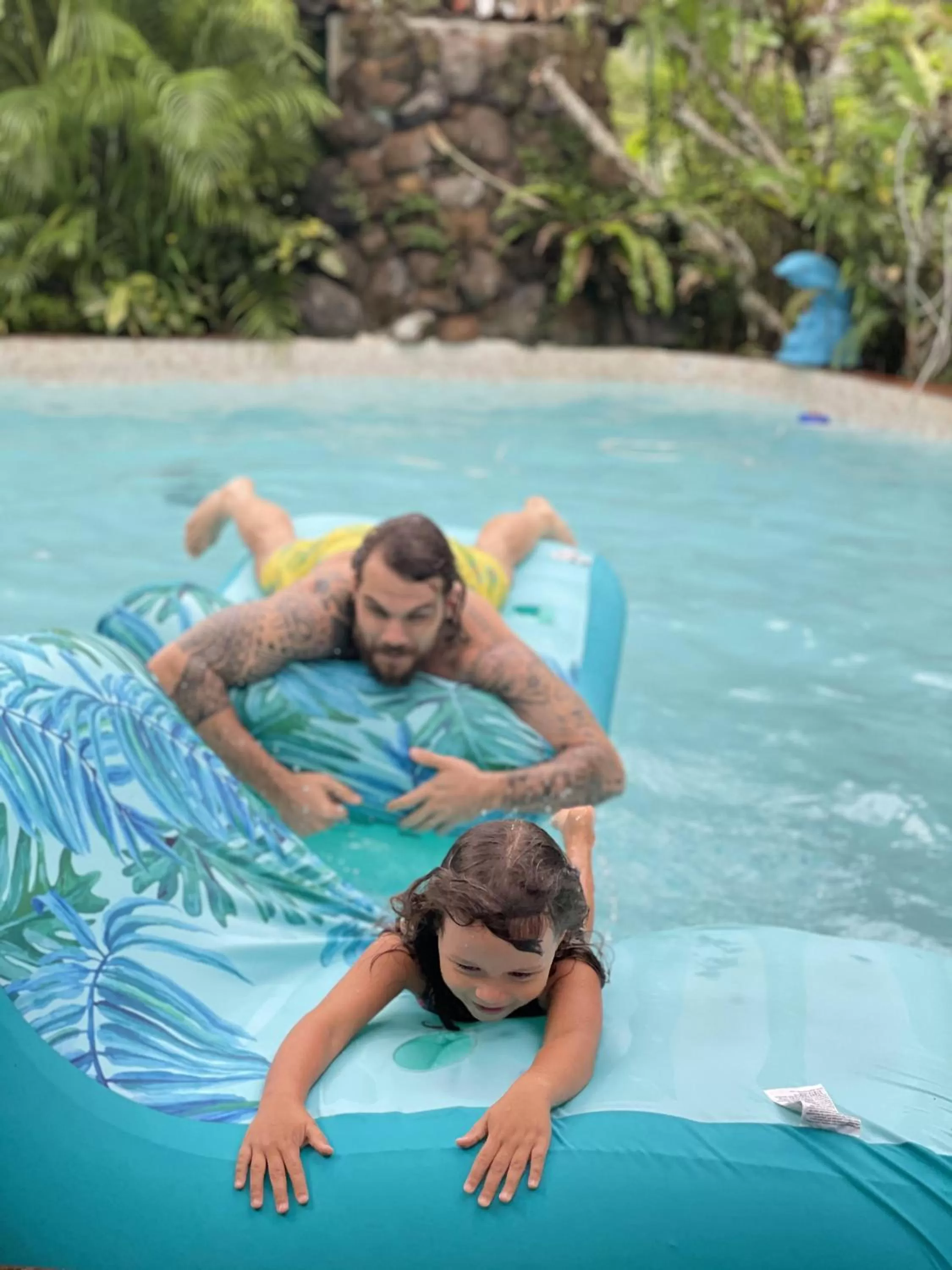 children, Swimming Pool in Monkey Lodge Panama