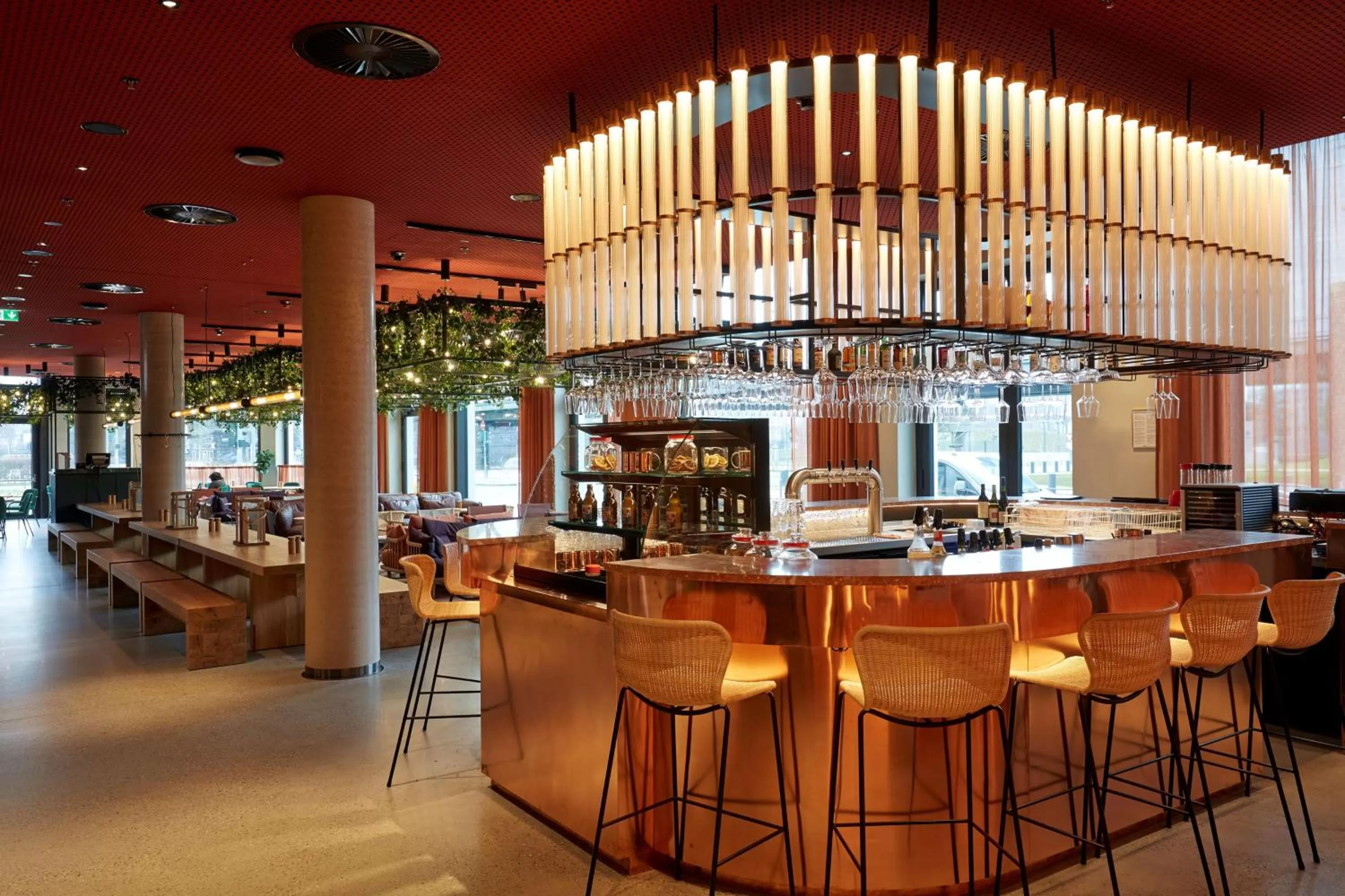 Lounge or bar in Scandic Frankfurt Hafenpark