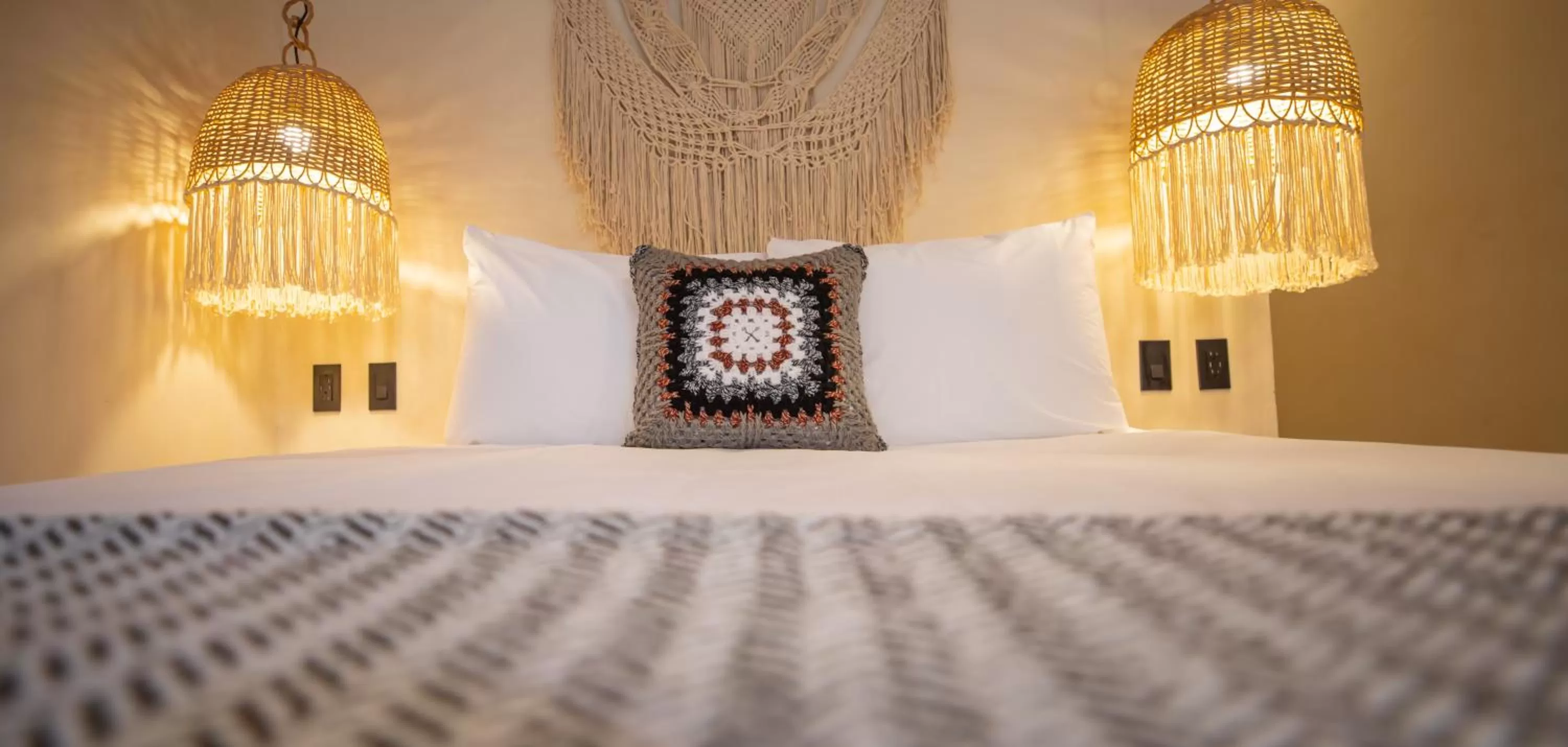 Decorative detail, Bed in Nuee Hotel & Beach Club