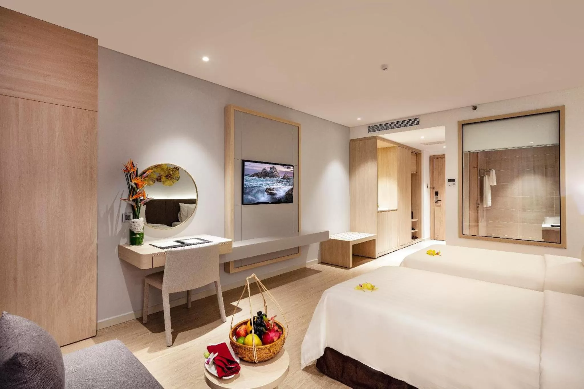 Photo of the whole room, Bed in DQua Hotel