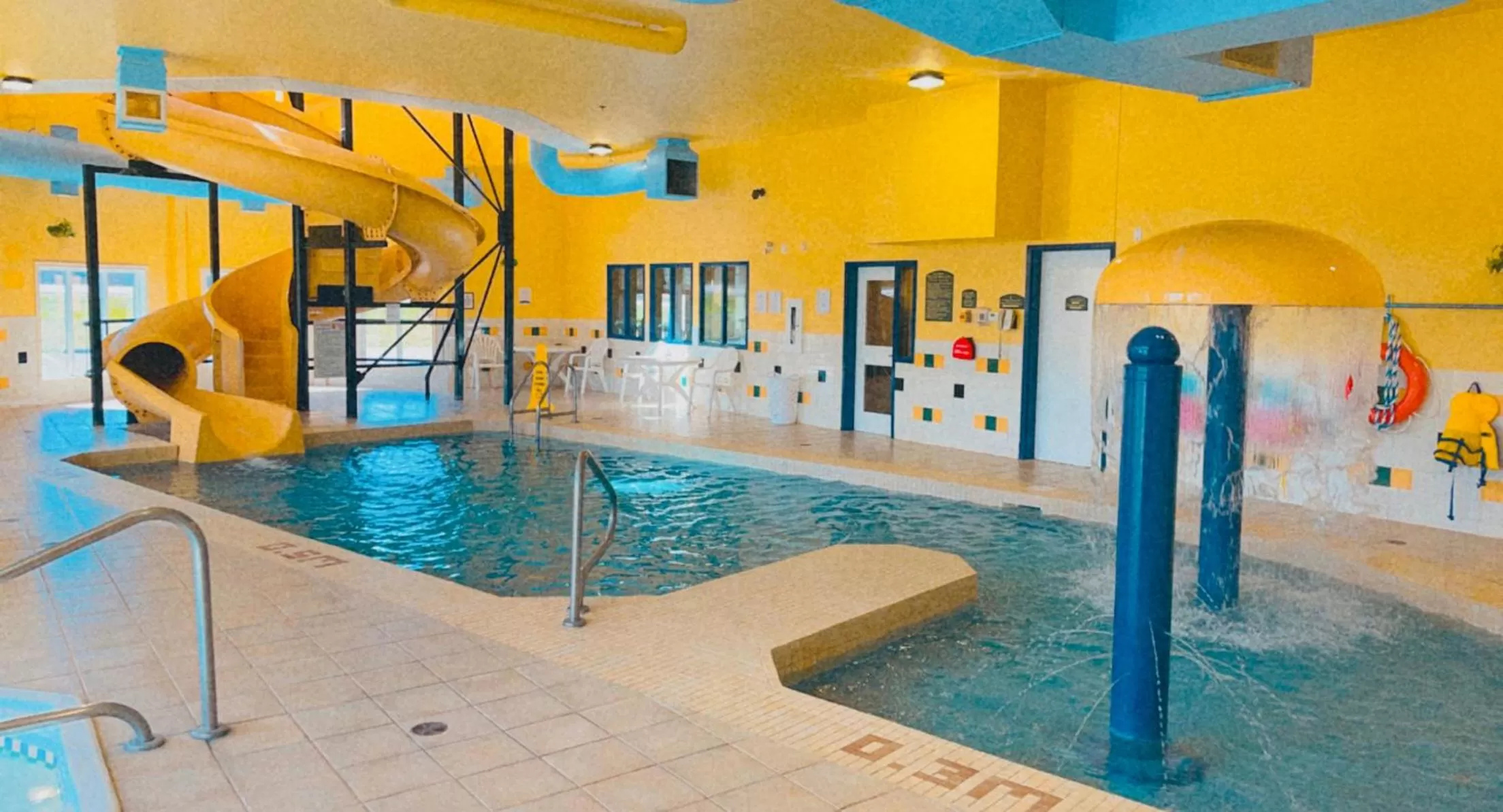 Swimming pool in Super 8 by Wyndham Amherst NS