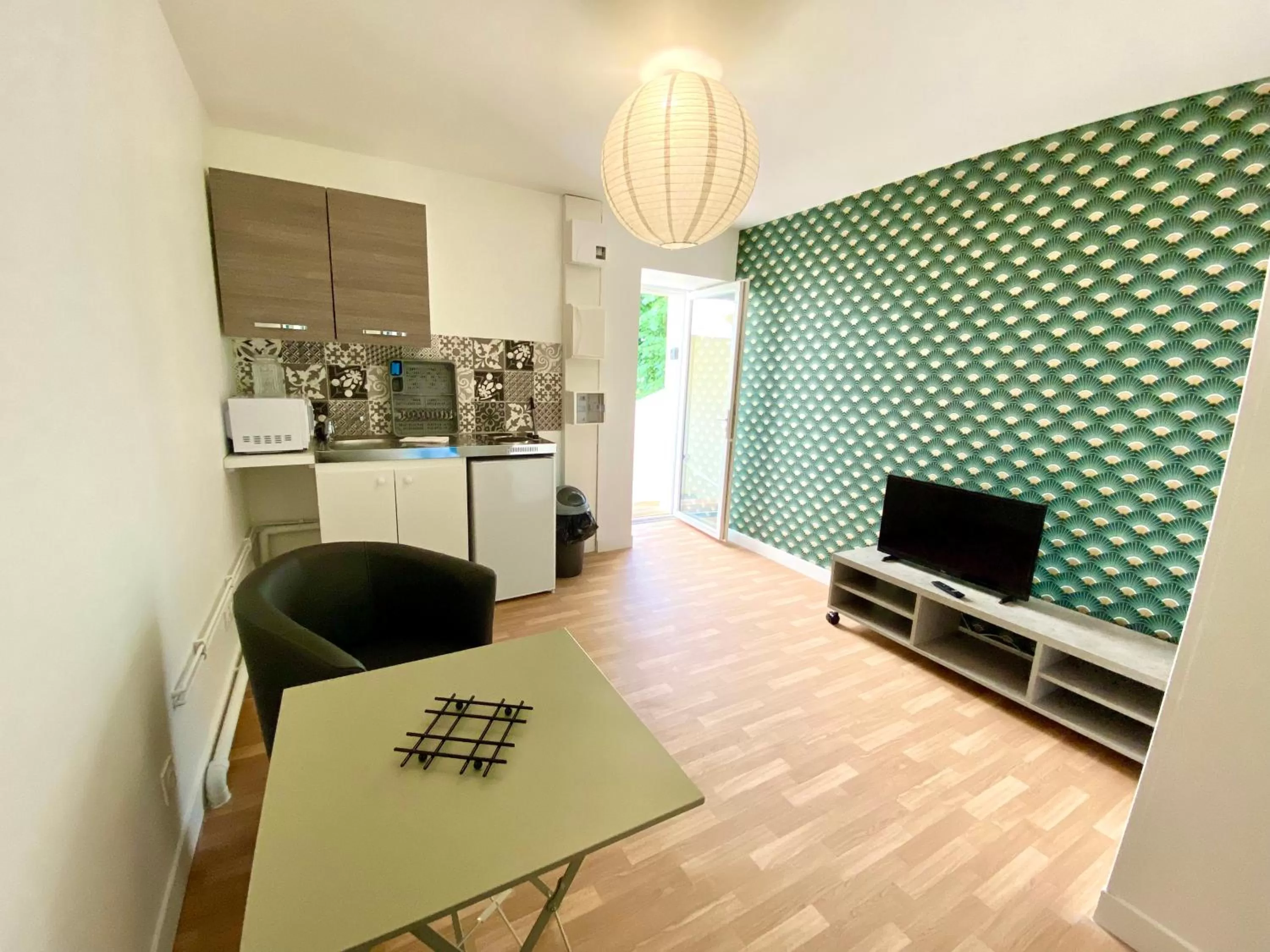 Kitchen or kitchenette in Bienvenue chez vous, Déplacement Pro