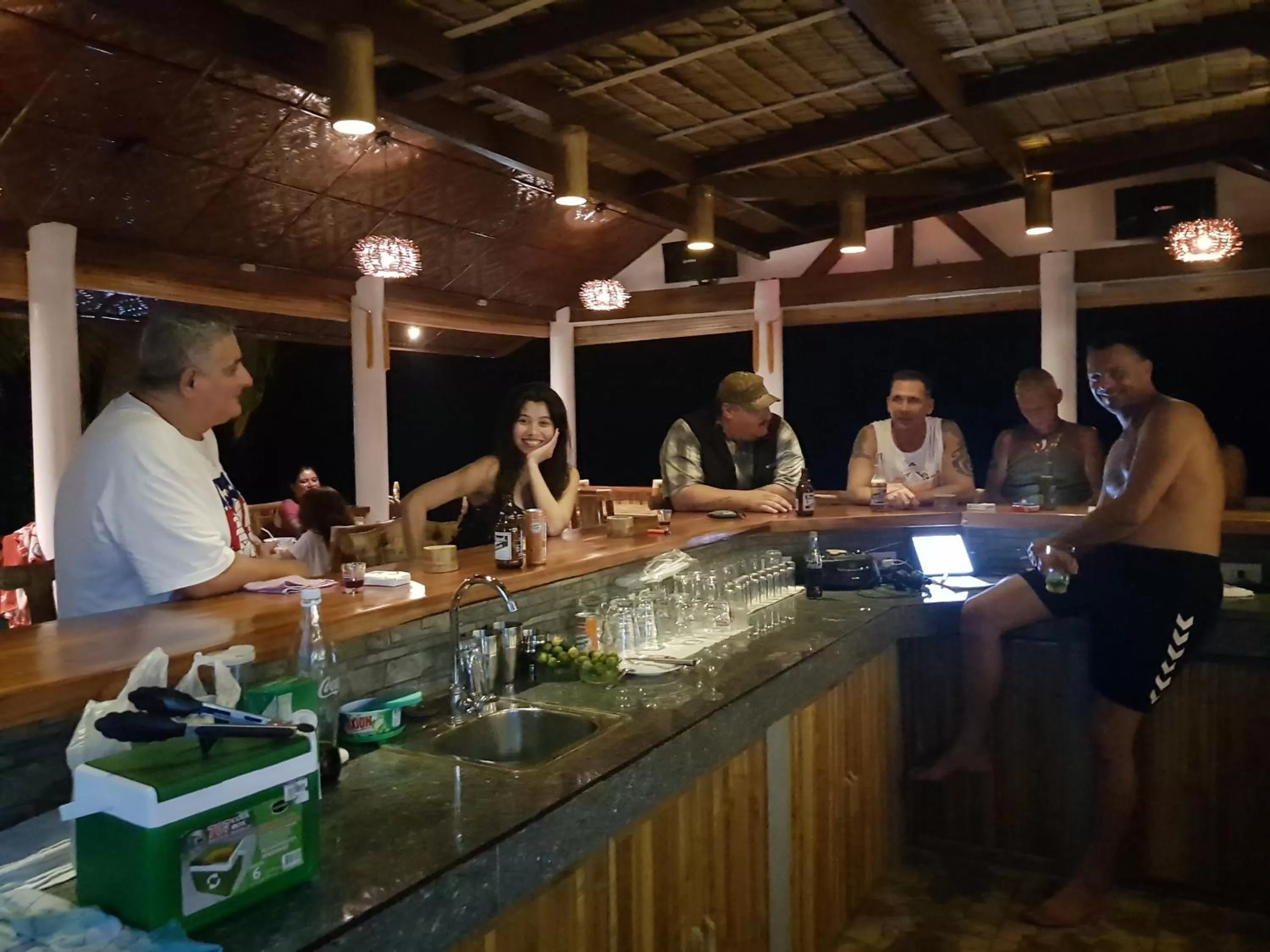 Staff in Tauig Beach Resort