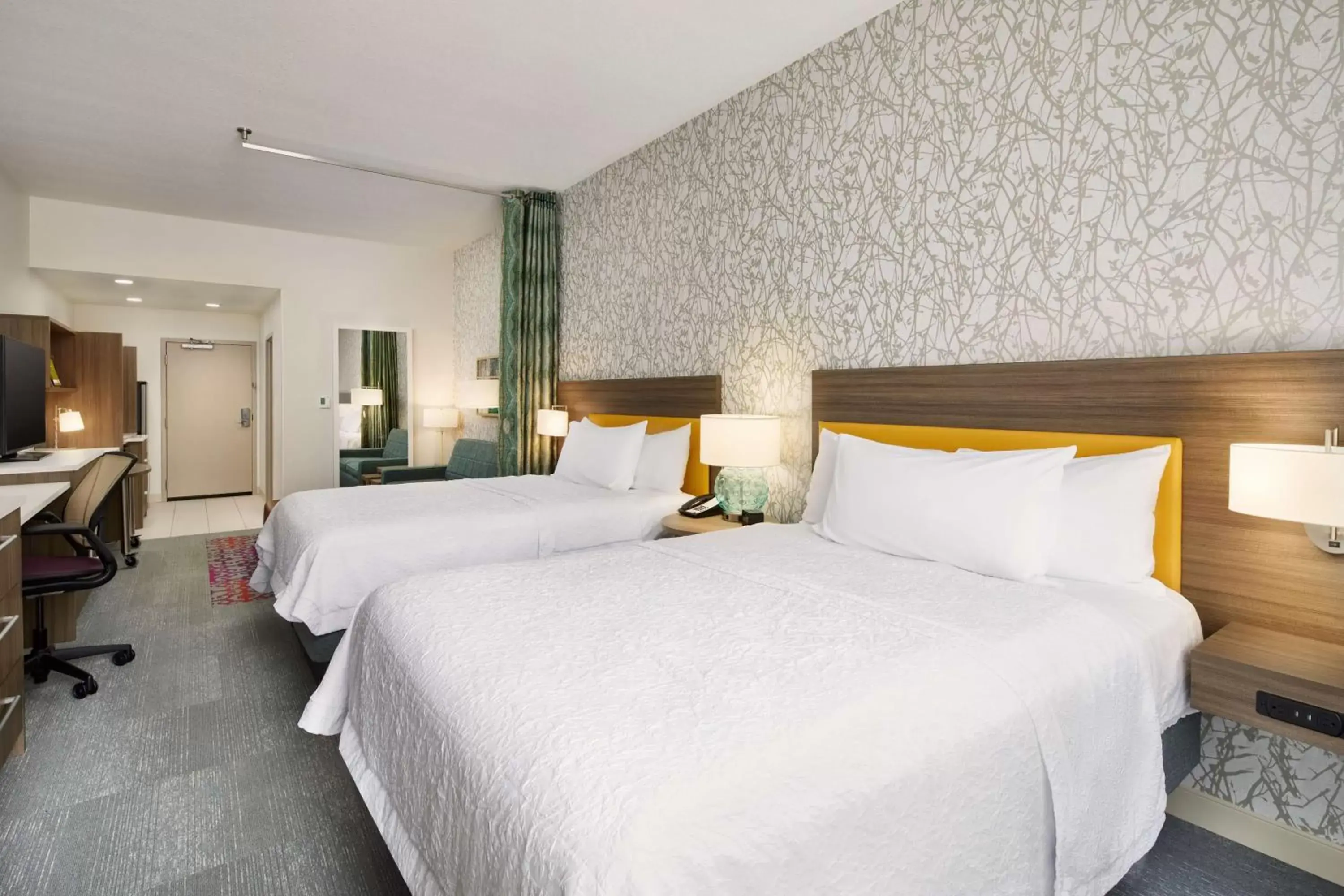 Queen Studio with Two Queen Beds - Non-Smoking in Home2 Suites By Hilton Stuart Queen Studio with Two Queen Beds - Non-Smoking in Home2 Suites By Hilton Stuart