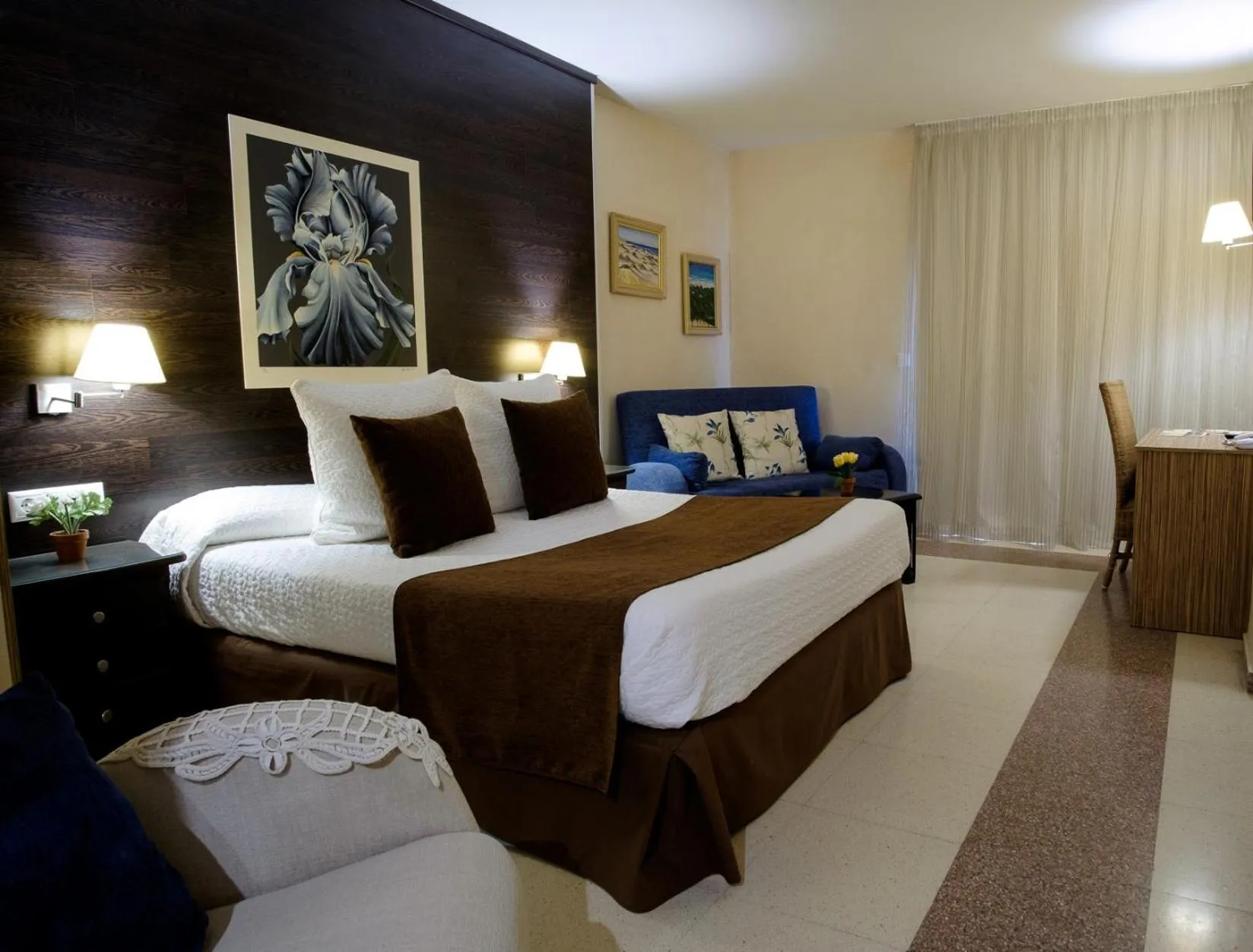 Bed in Hotel Guardamar