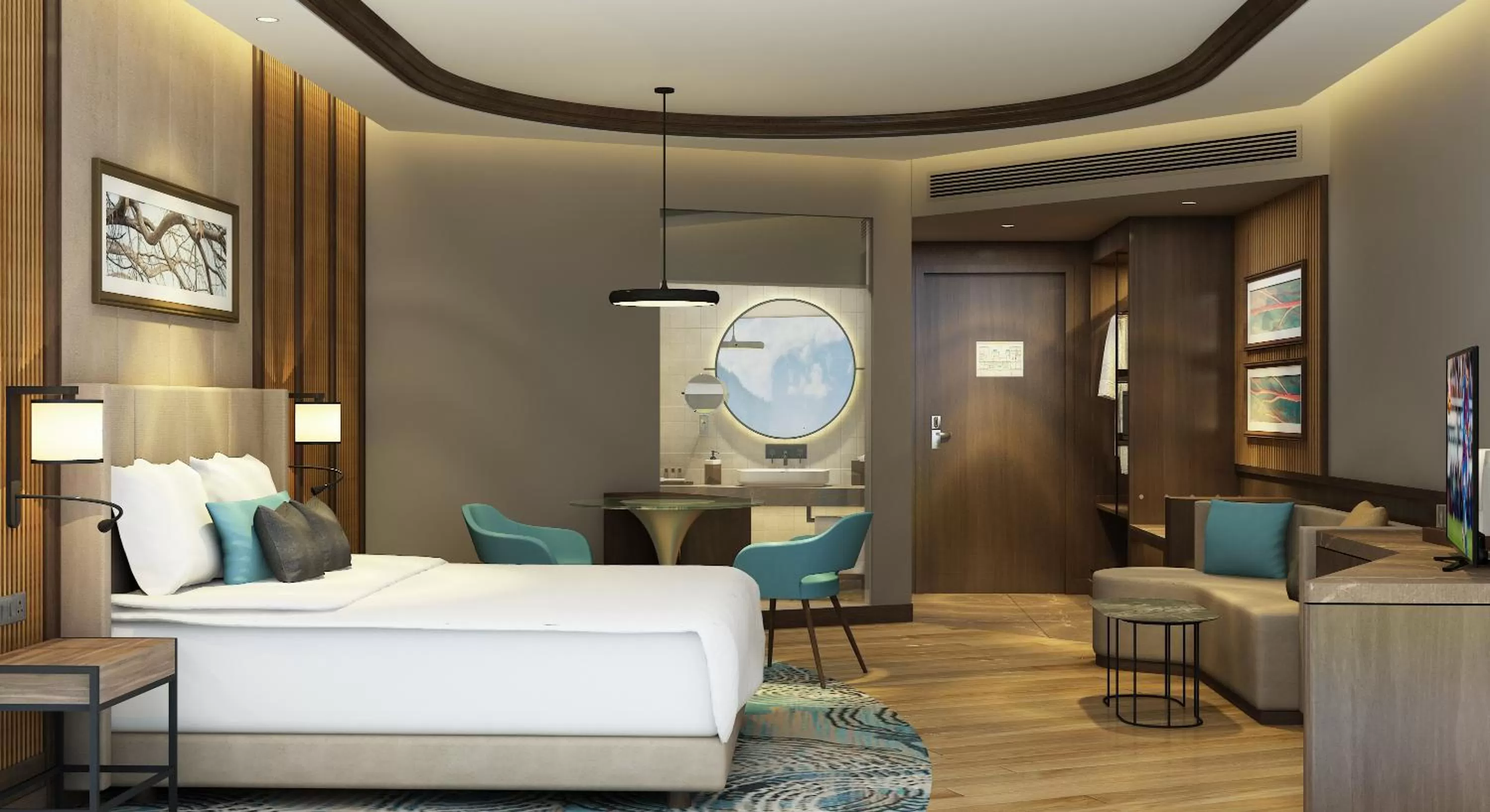 Bedroom in Radisson Blu Resort Dharamshala