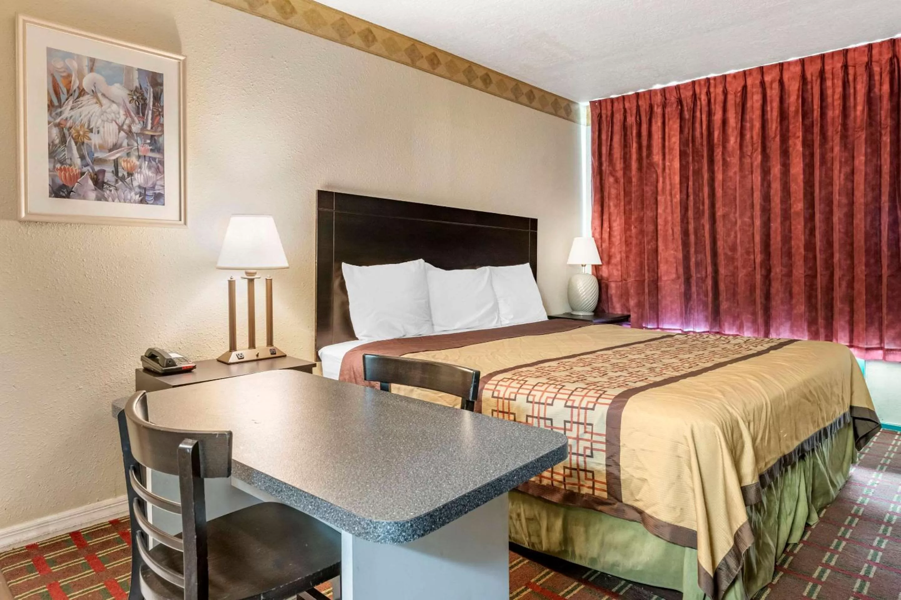 Photo of the whole room, Bed in Rodeway Inn New Port Richey