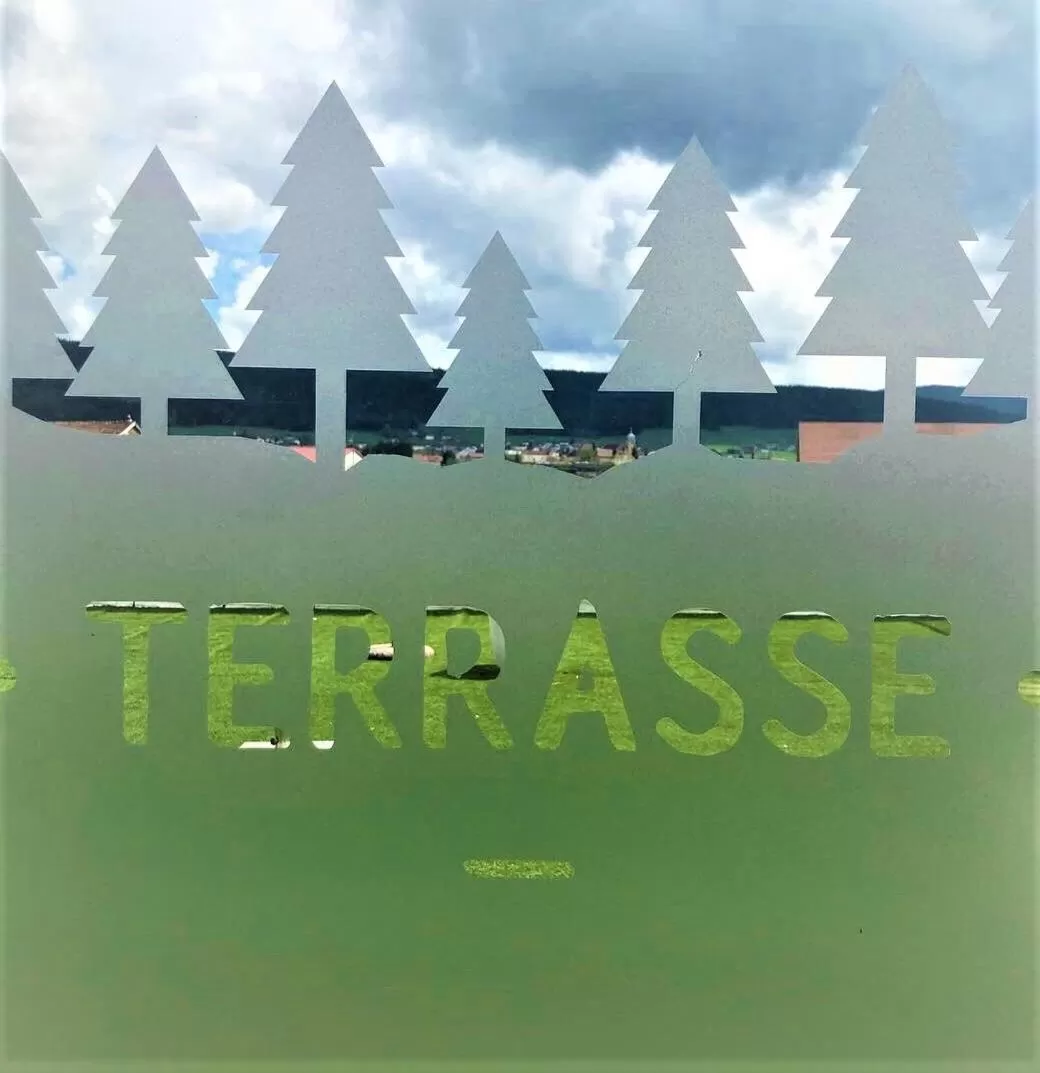 Decorative detail in Hotel Les Montagnards