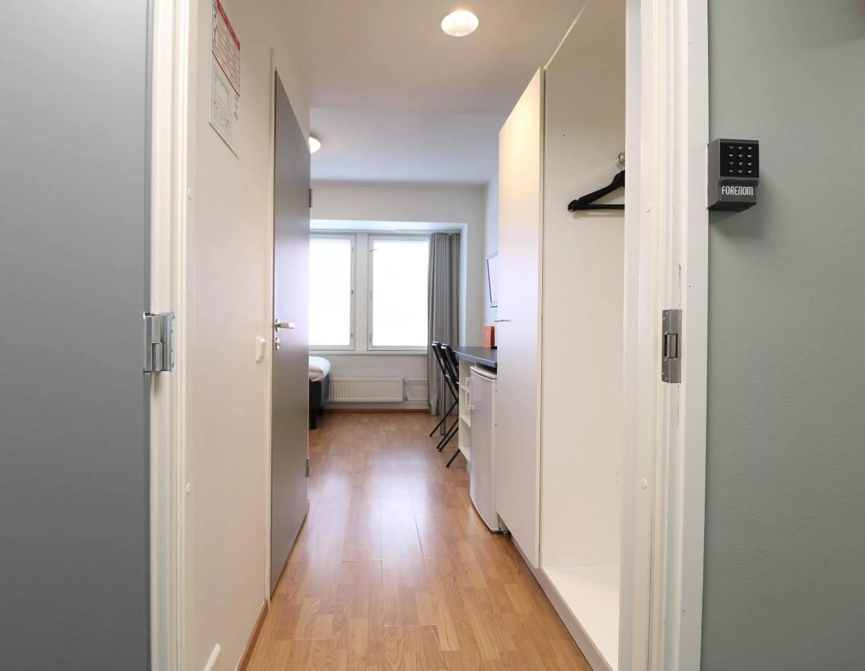 Photo of the whole room, Bed in Forenom Aparthotel Helsinki Herttoniemi