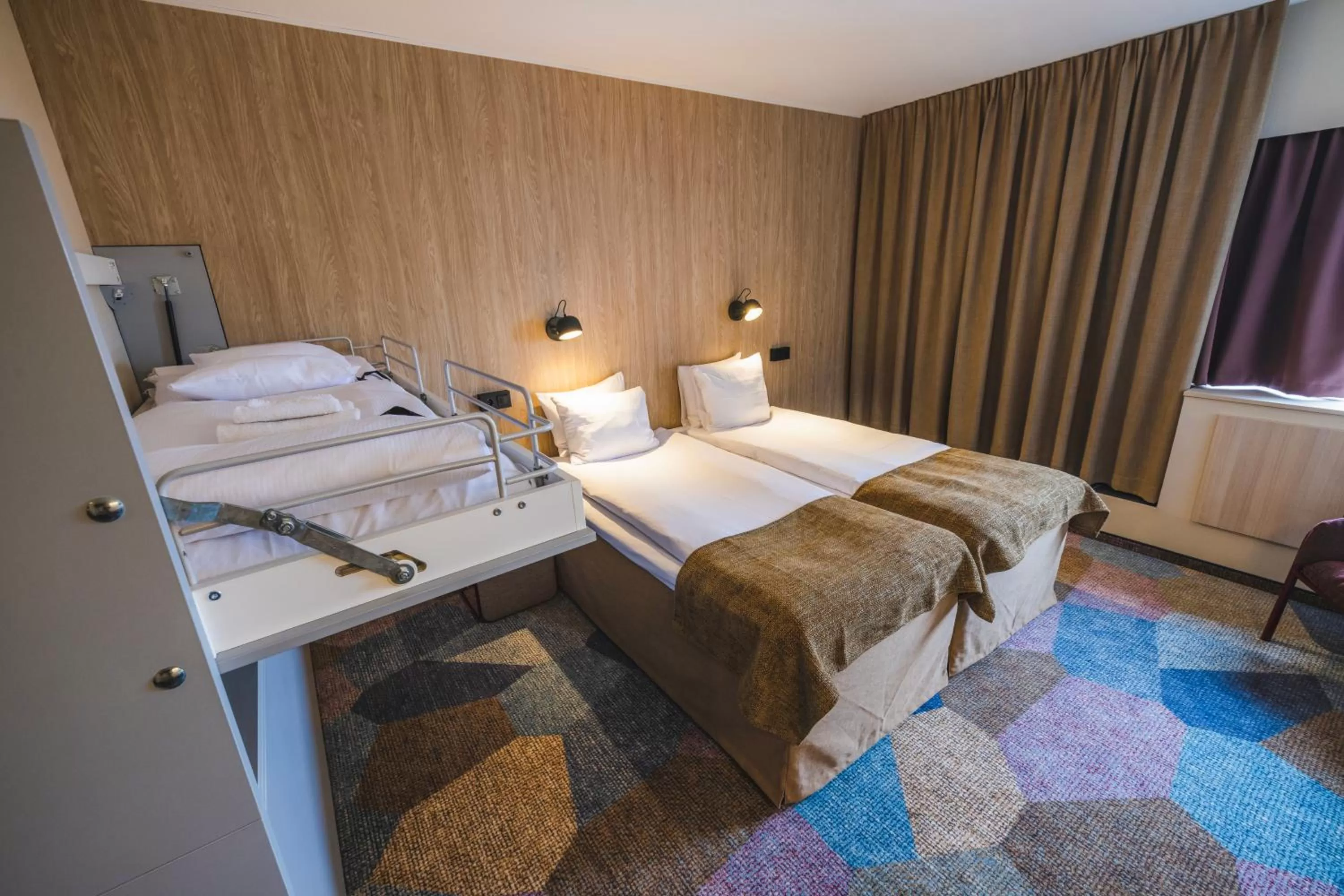 Bed in Quality Hotel Royal Corner