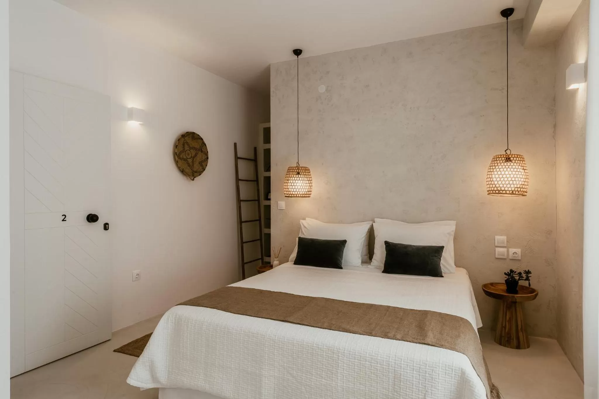 Photo of the whole room, Bed in BOĒM Boutique Hotel Lefkada