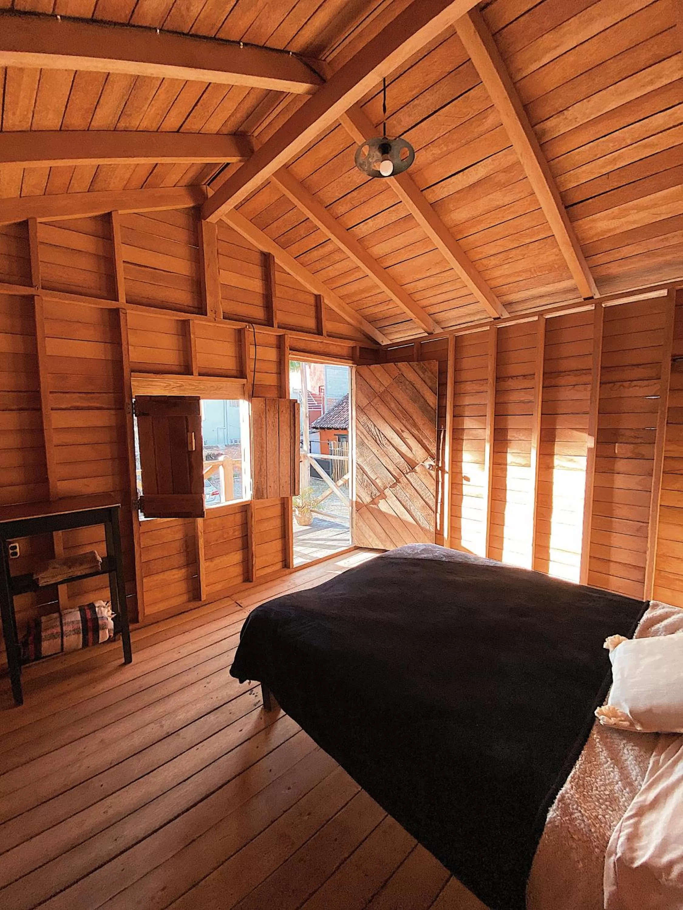 Photo of the whole room, Bed in Cabañas Campestres El Naranjo