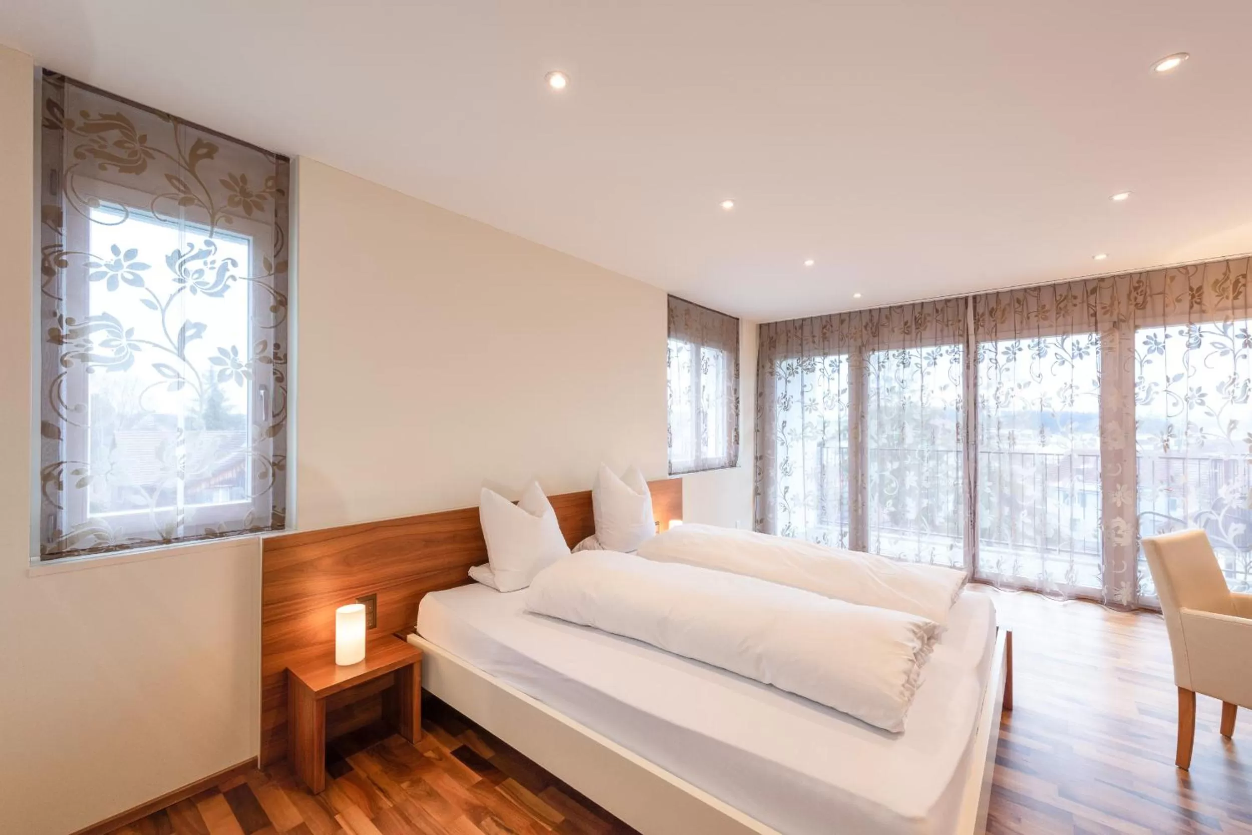 Bed in Hotel Rössli