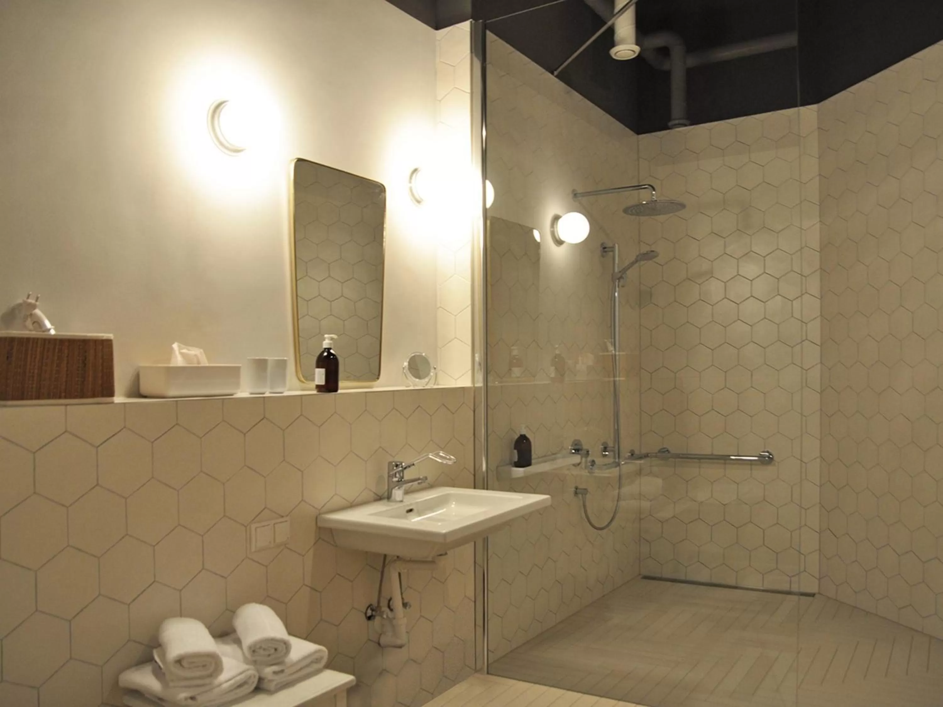 Bathroom in grätzlhotel Karmelitermarkt