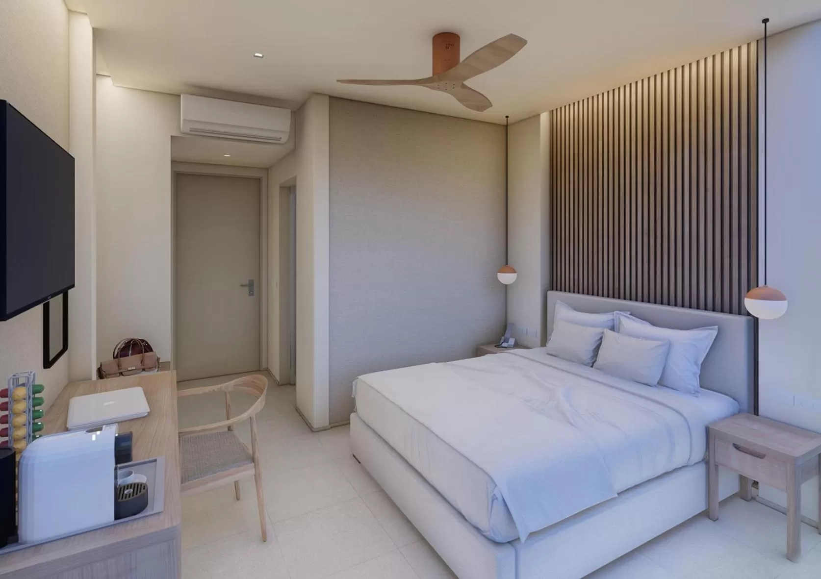 Photo of the whole room, Bed in Agrelli Hotel & Suites