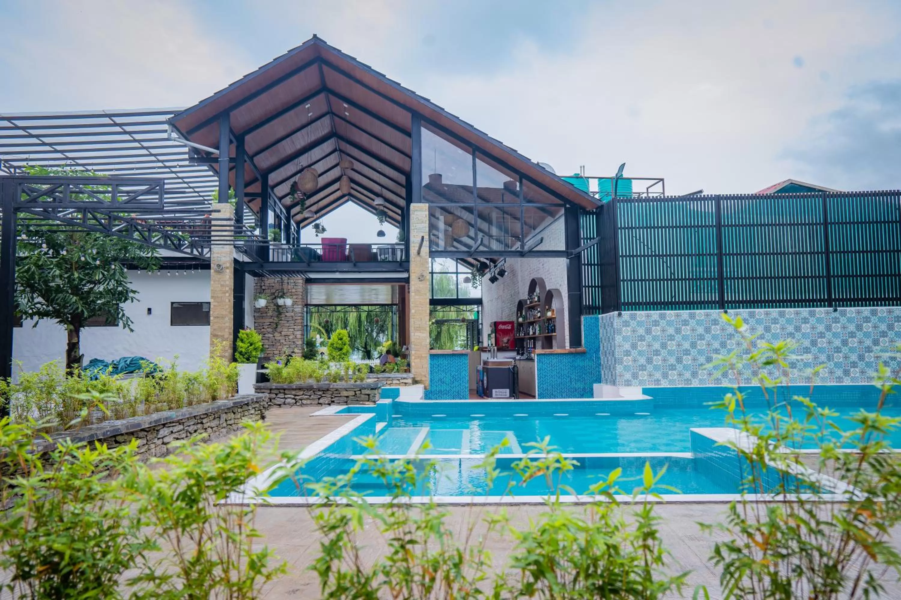 Pool view in Majestic Lake Front Hotel & Suites