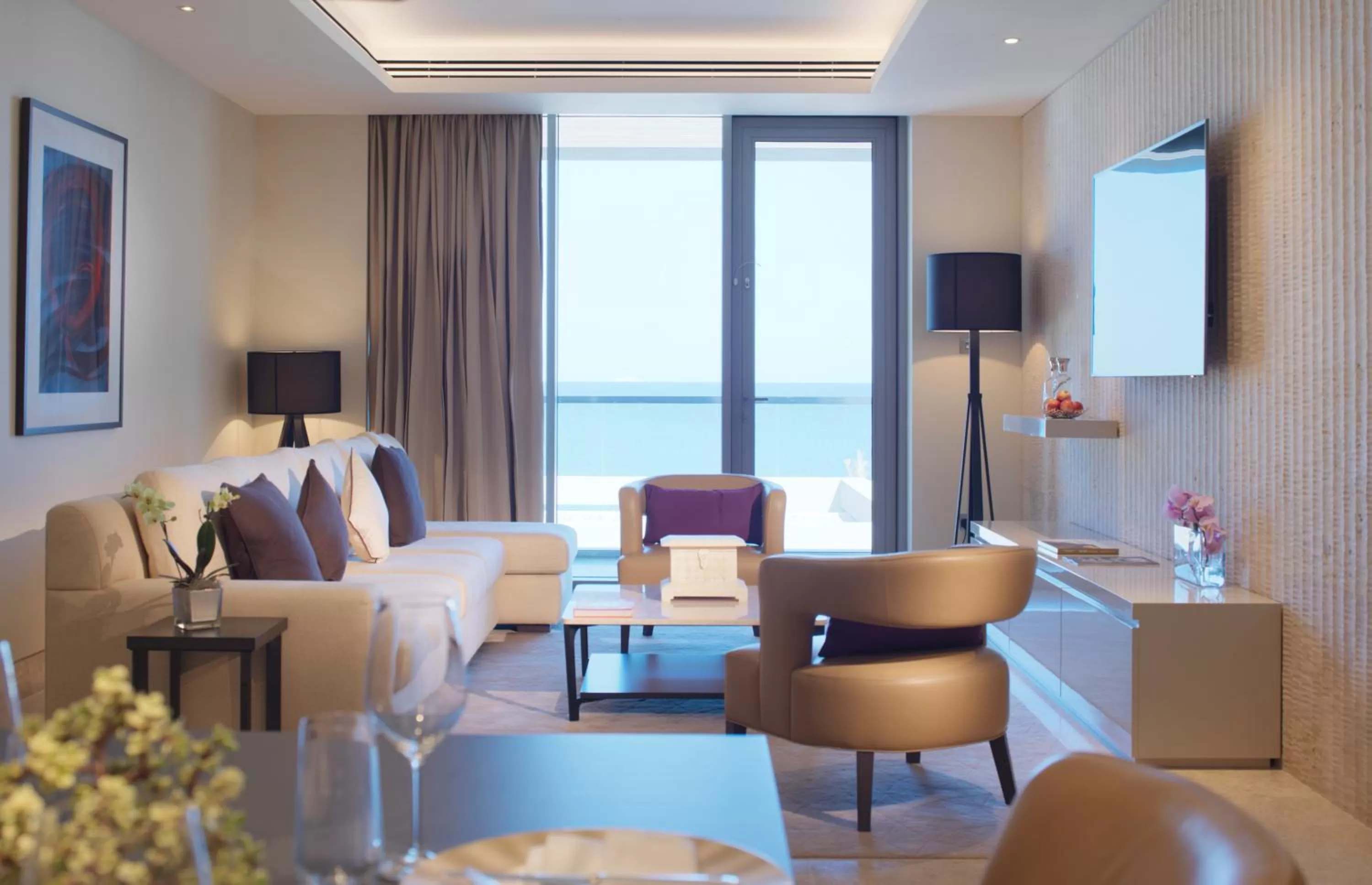 Seating area in Kempinski Hotel Muscat