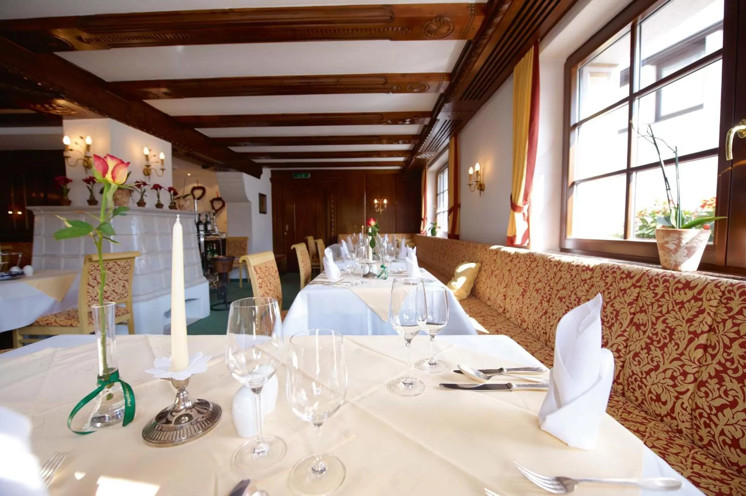 Restaurant/places to eat in Hotel Tannbergerhof im Zentrum von Lech
