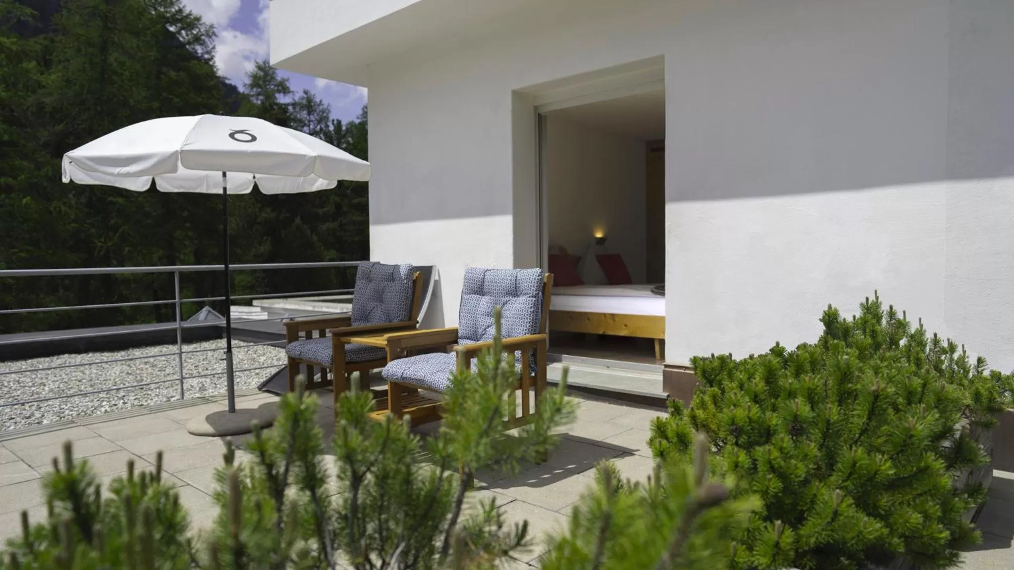 Balcony/Terrace in Hotel Morteratsch