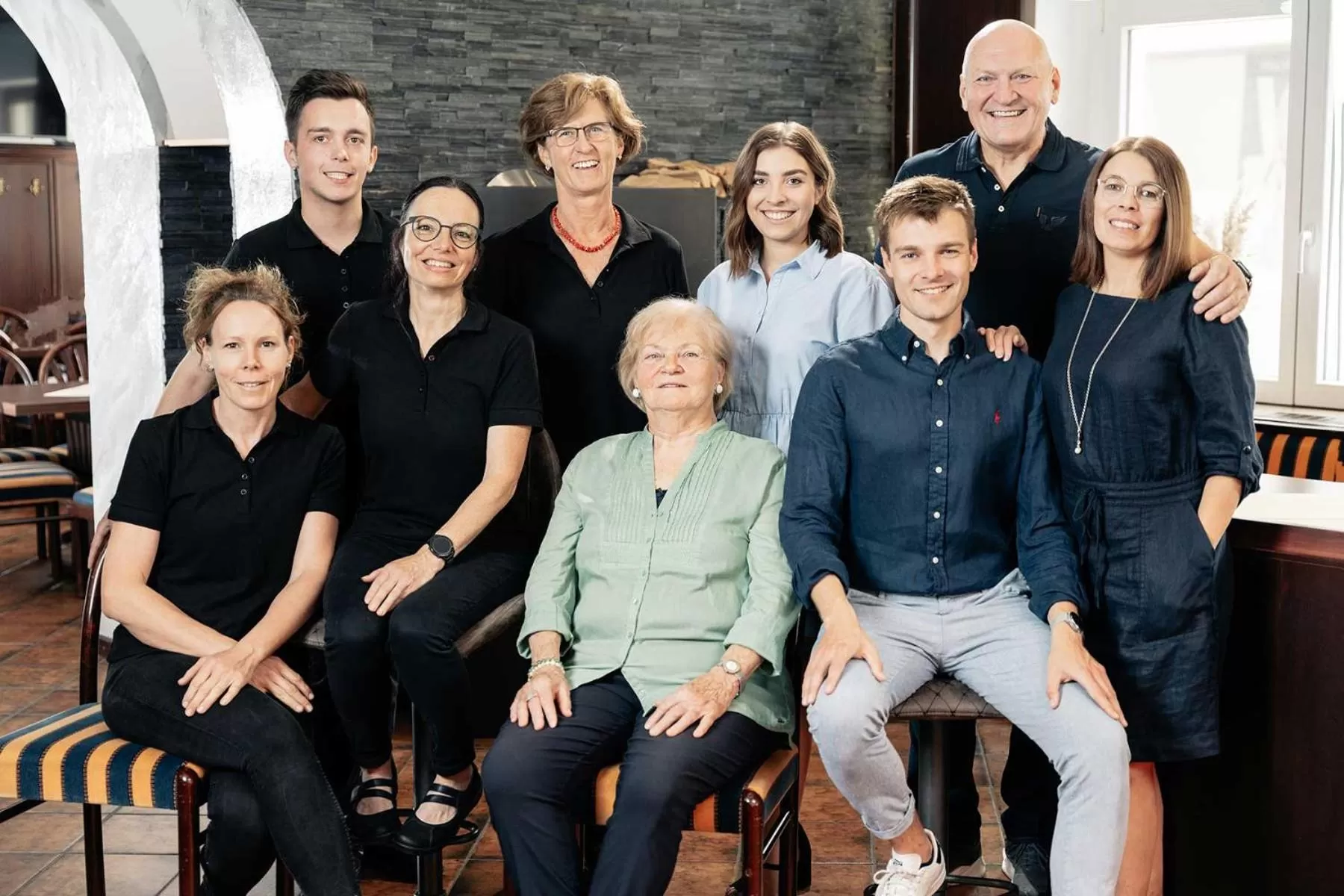 Staff in Hotel Park Cafe Reichl