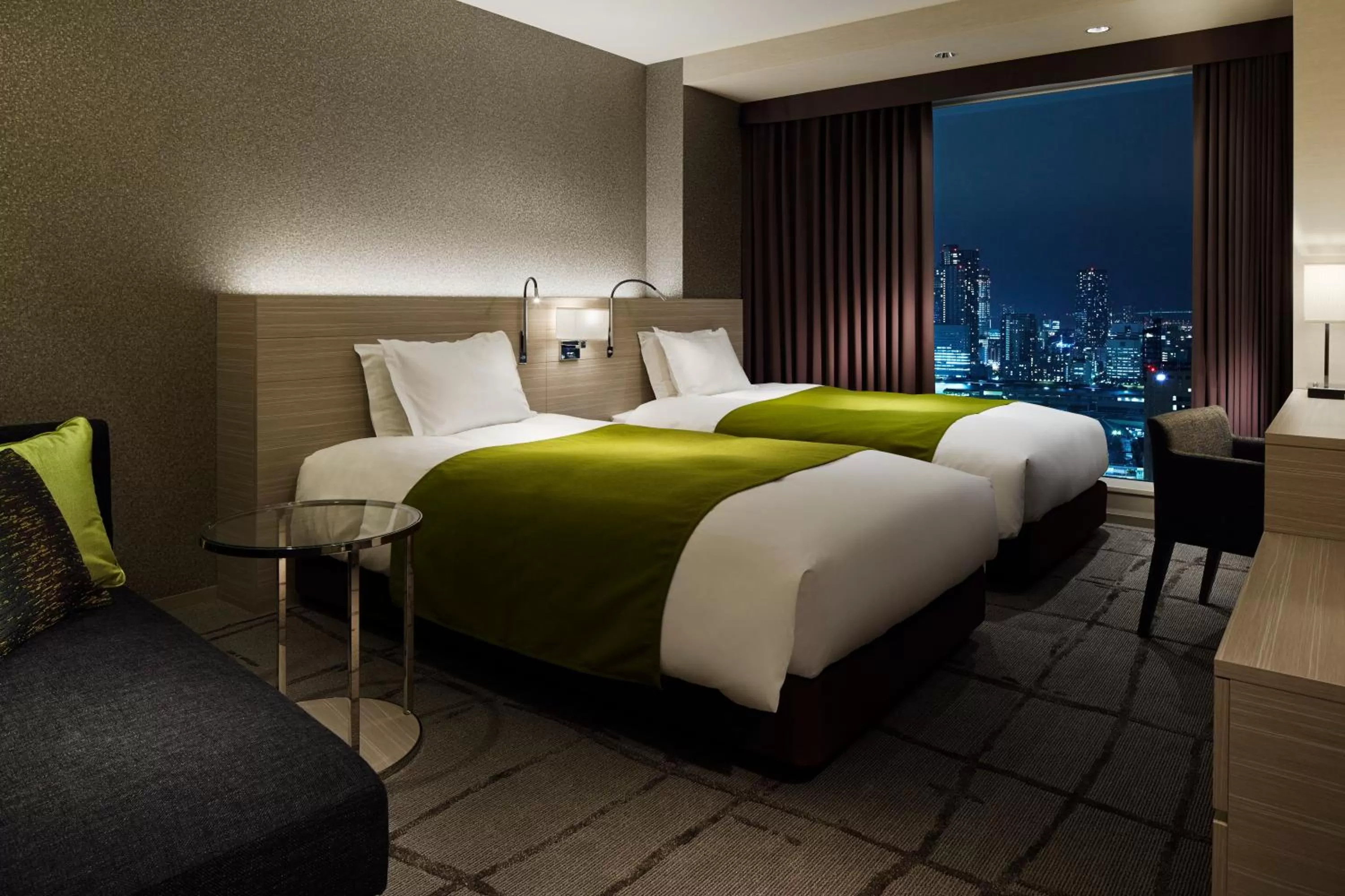 Deluxe Twin Room with View Bath - Non-Smoking in Mitsui Garden Hotel Ginza Premier