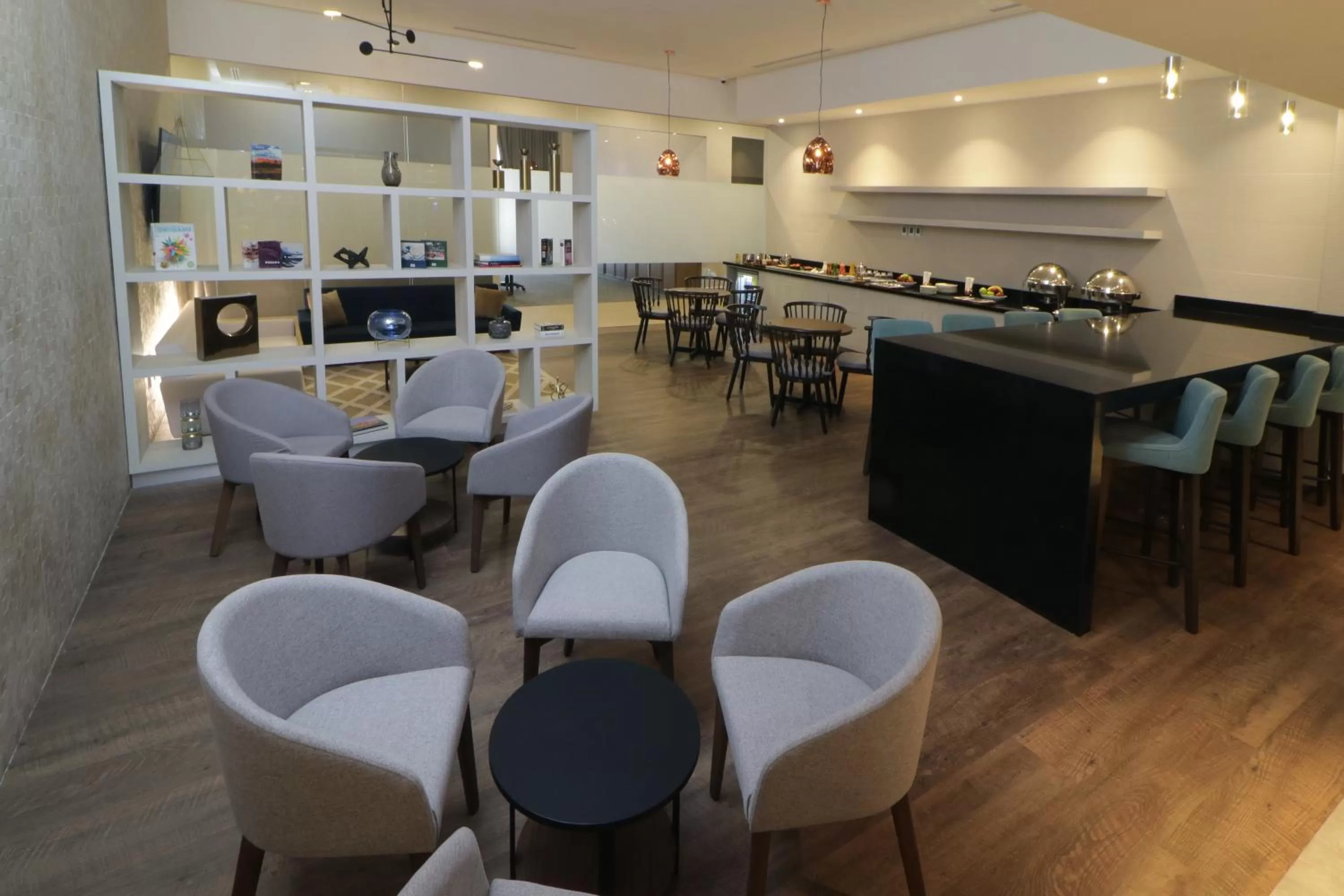 Communal lounge/ TV room in Culiacan Marriott Hotel