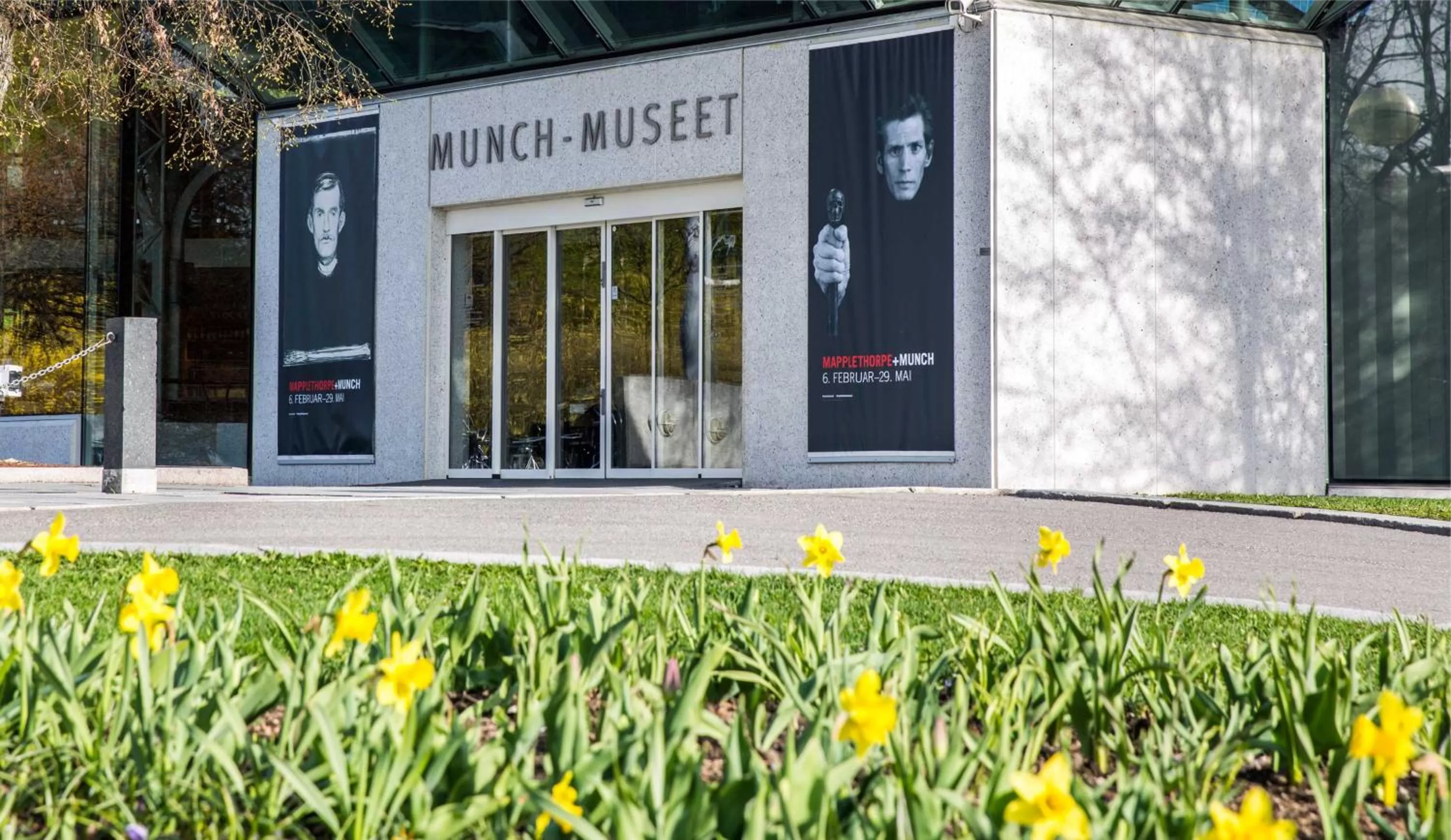 Garden view in Central City Apartments