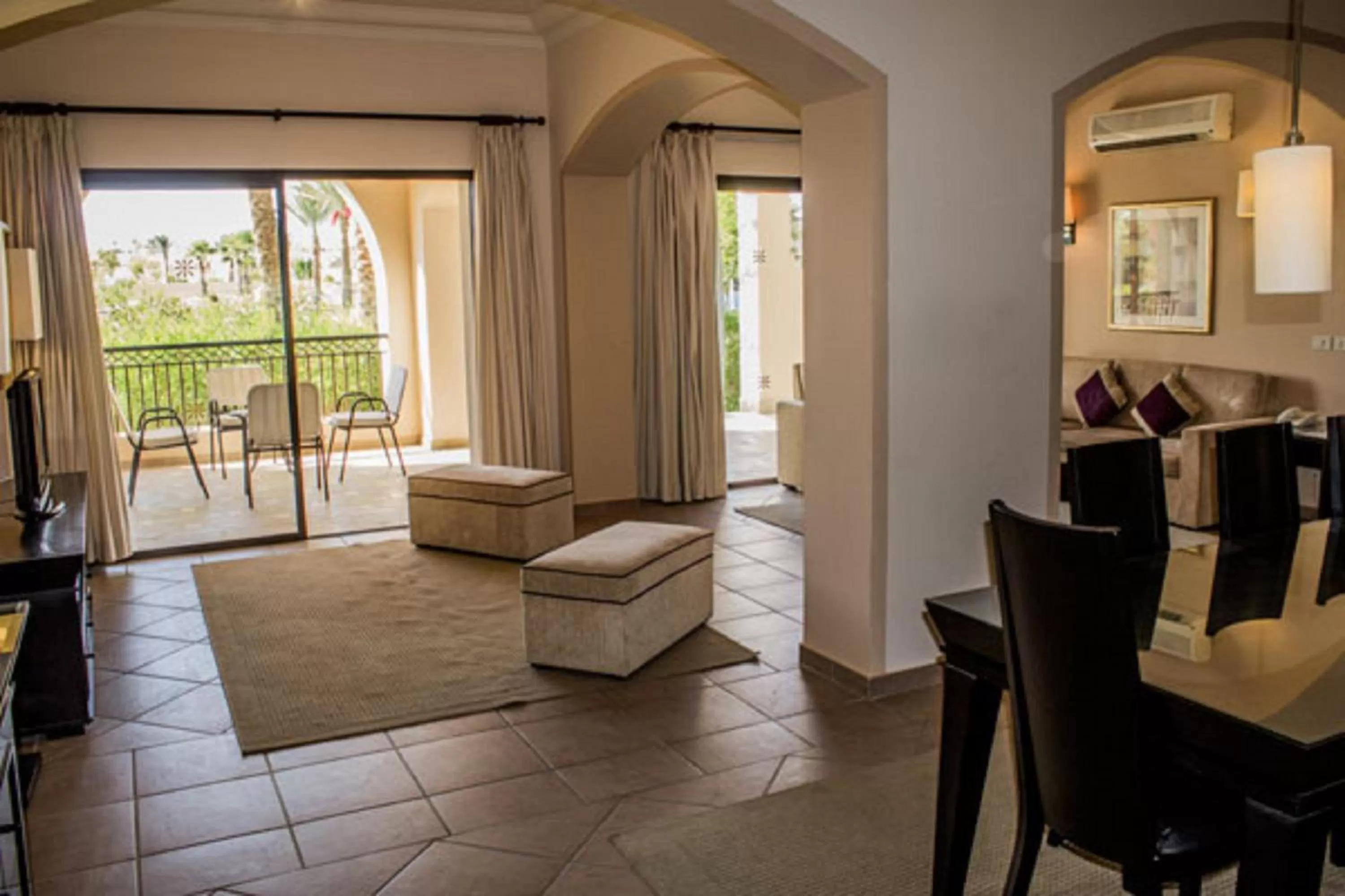 Seating area in JAZ Neo Saraya Palms