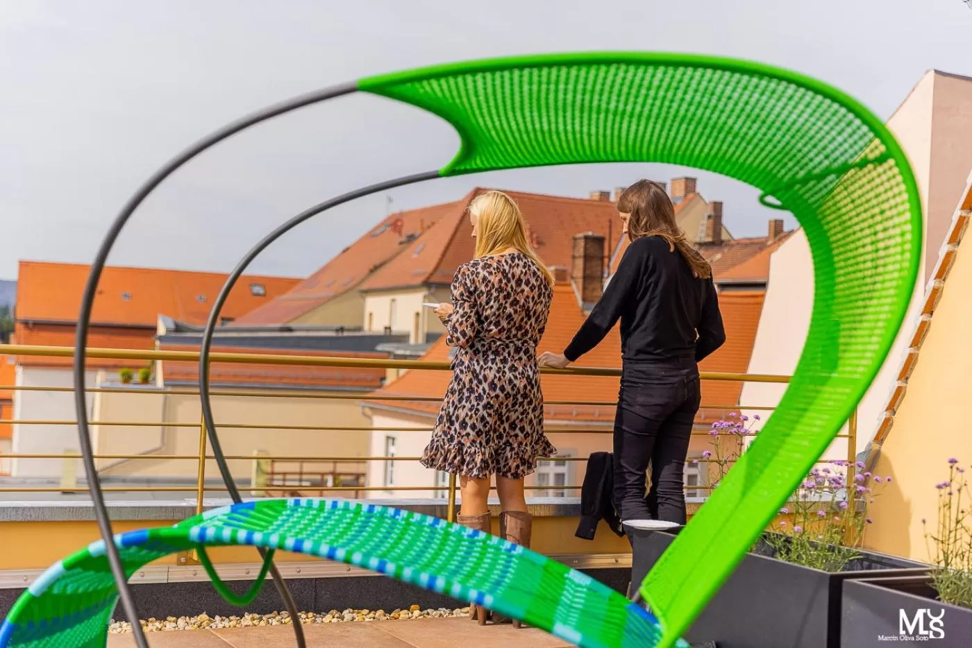 group of guests in Hotel Sonne