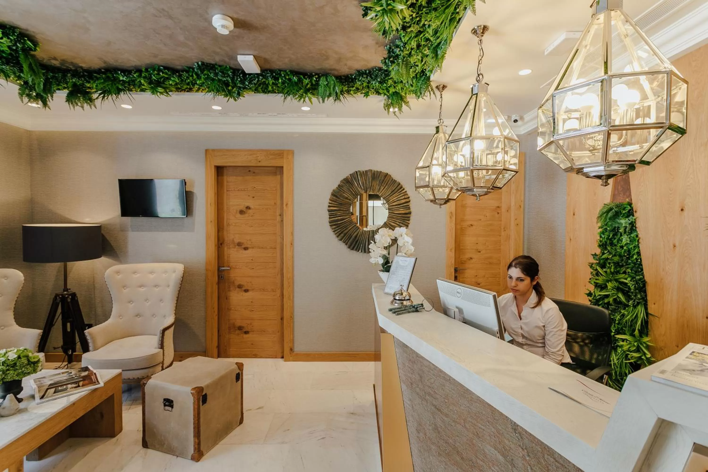 Lobby or reception in Boutique Hotel Casa del Mare - Vizura