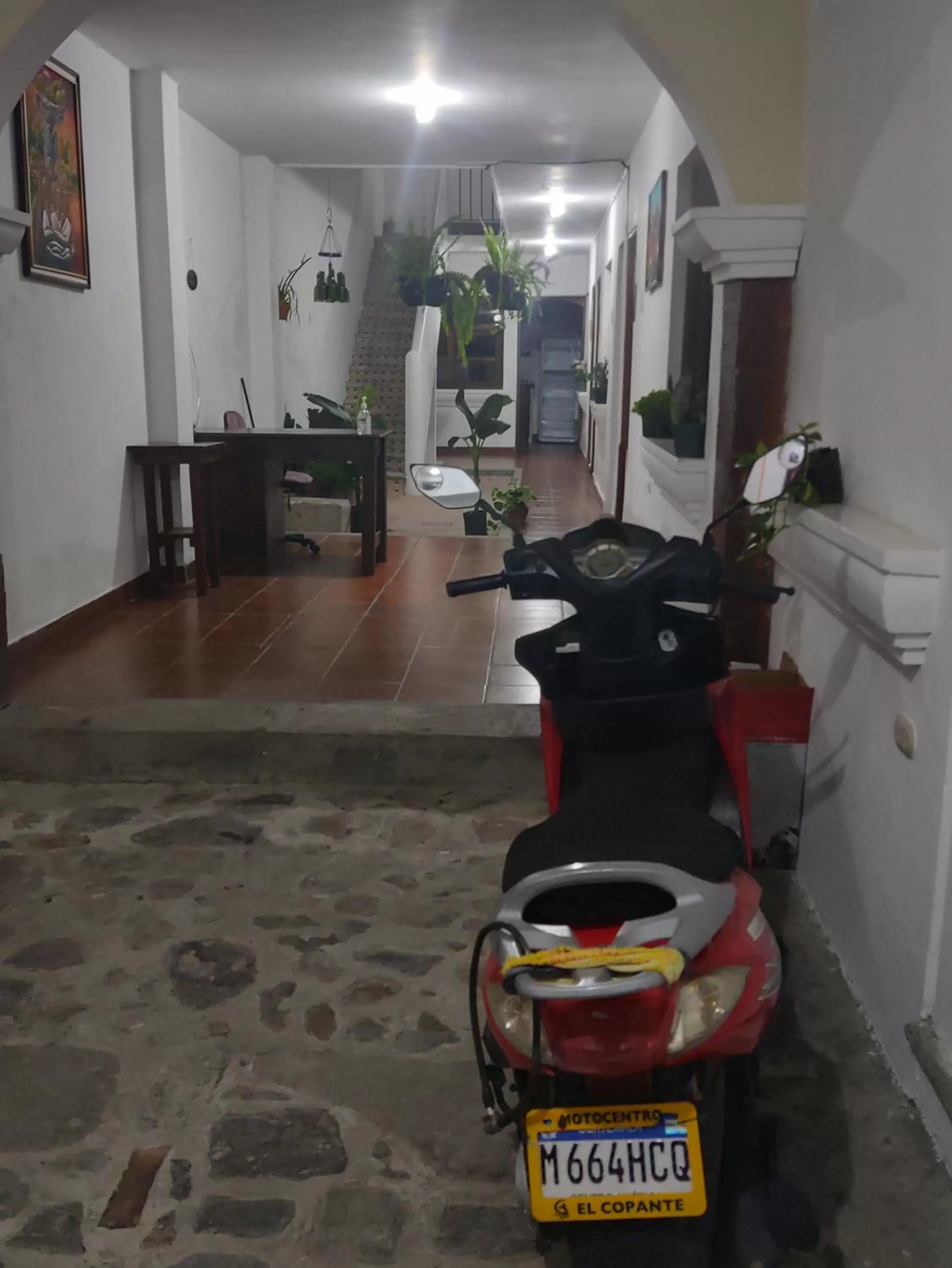 Parking in Francisco's rest house hotel